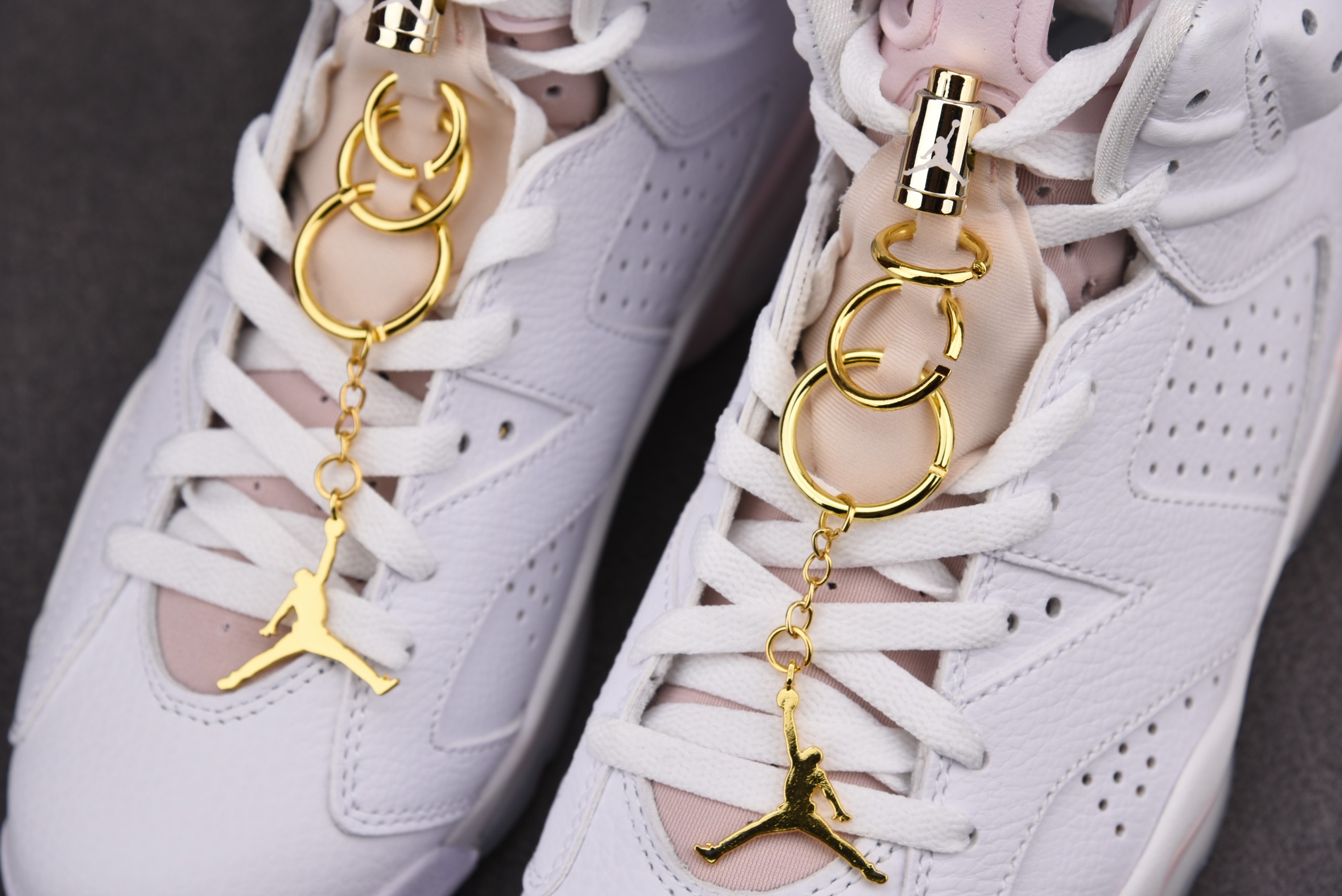 Jordan 6 Retro Gold Hoops (Women Size!!)