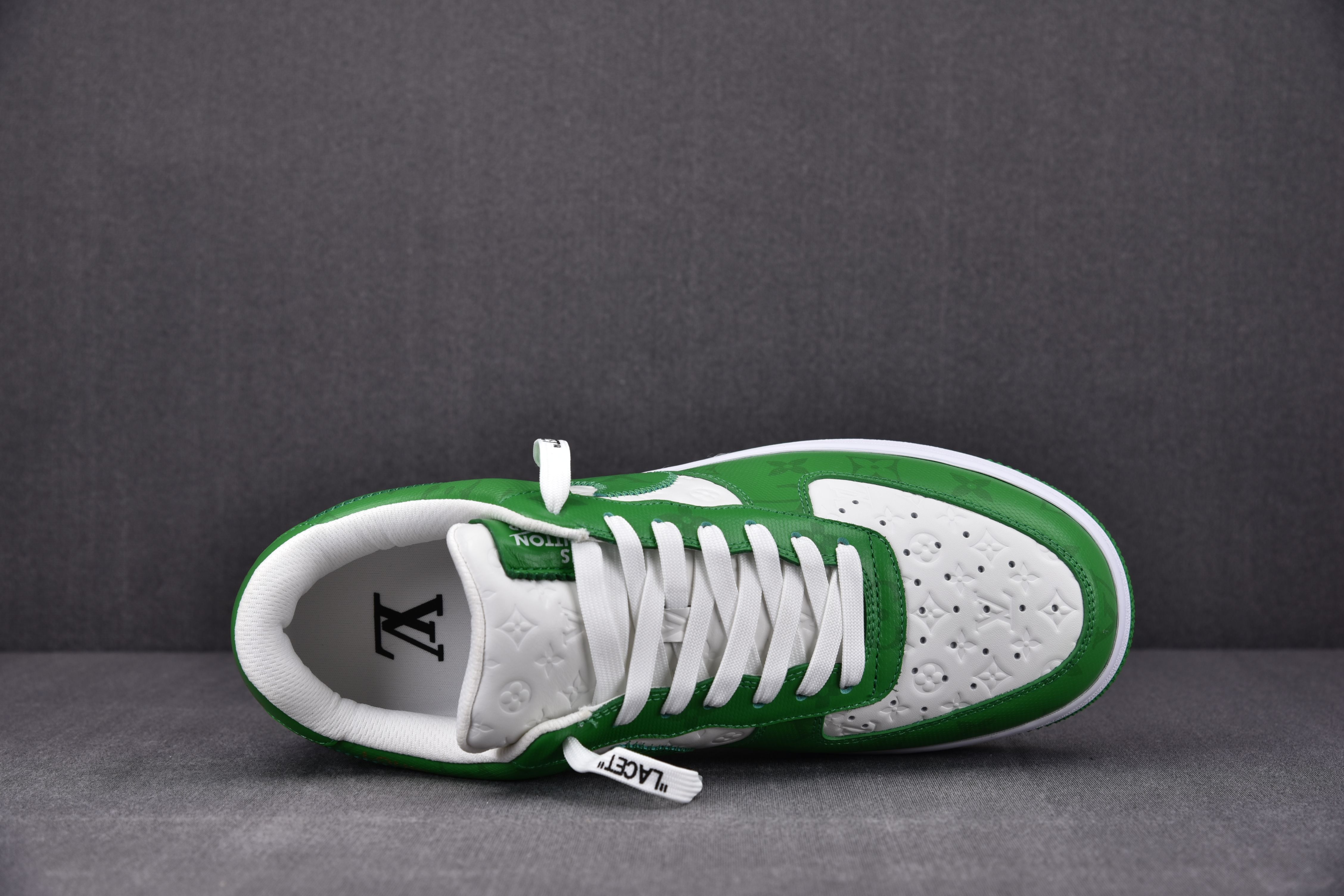 Nike Air Force 1 Low Louis Vuitton Royal White Green (Be careful about the size!!)