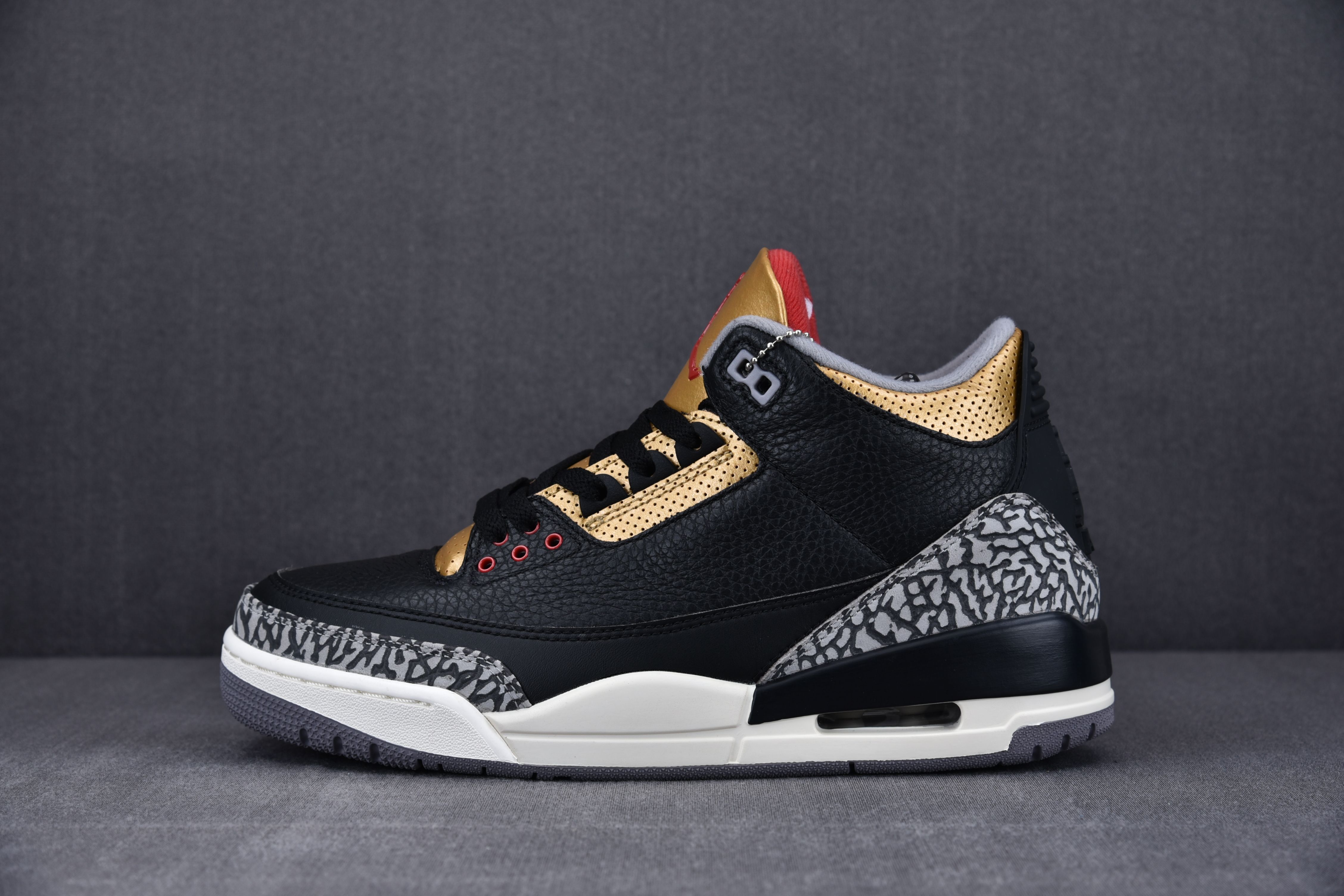 Jordan 3 Retro Black Cement Gold (Women Size!!)