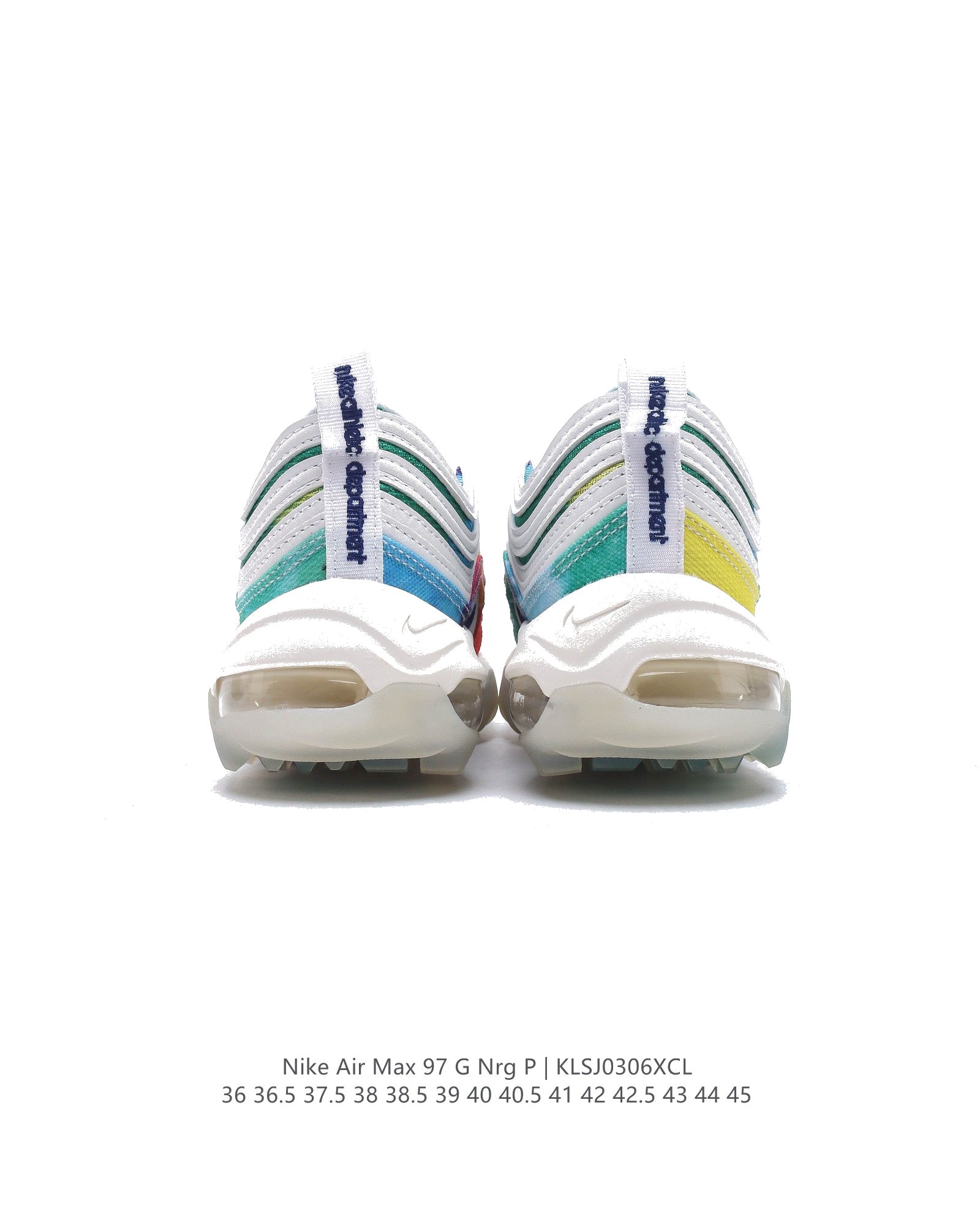Nike Air Max 97 NRG White&Colorful CK1209-001 Dames & Heren Schoenen