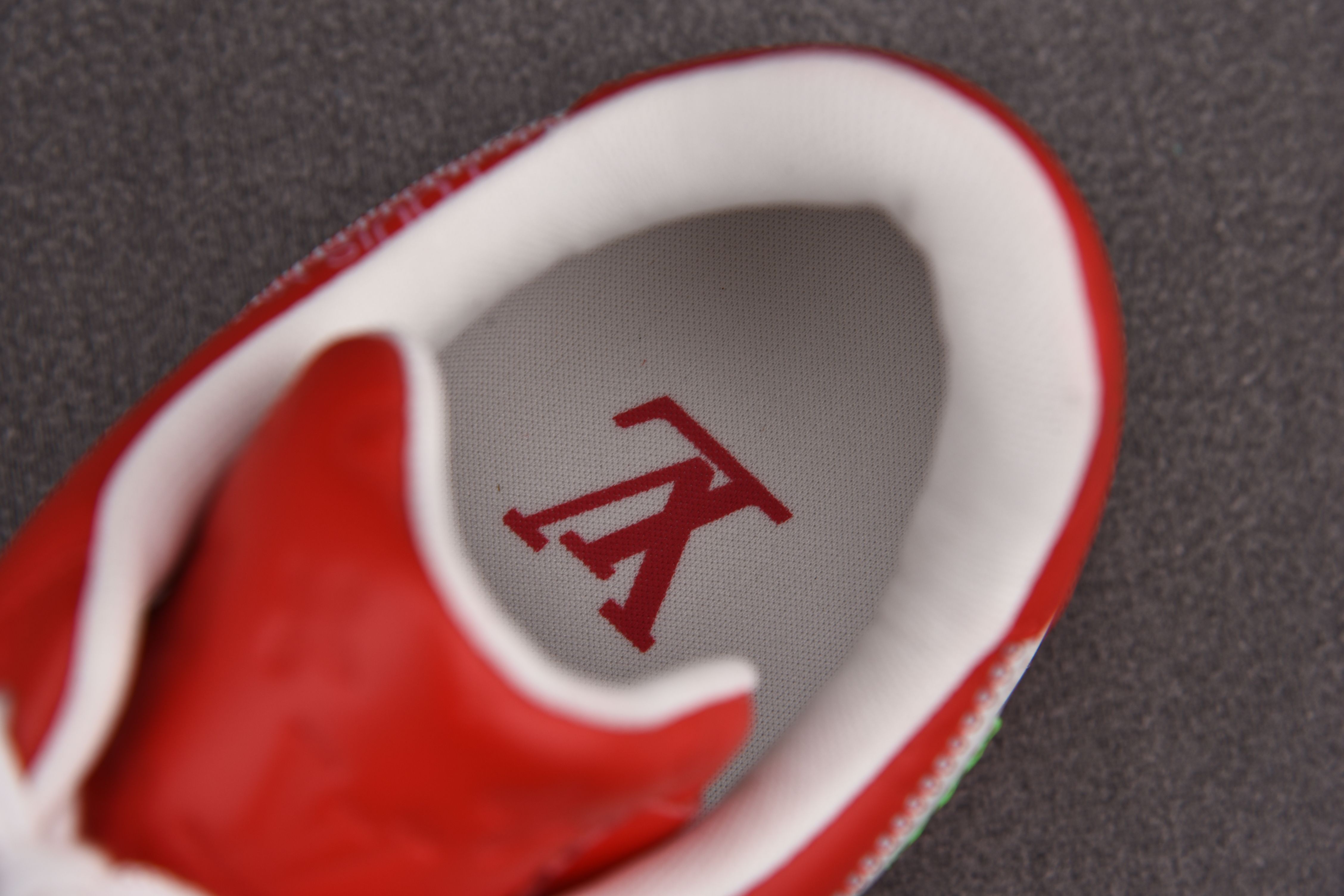 Nike Air Force 1 Low Louis Vuitton University Red (Be careful about the size!!)