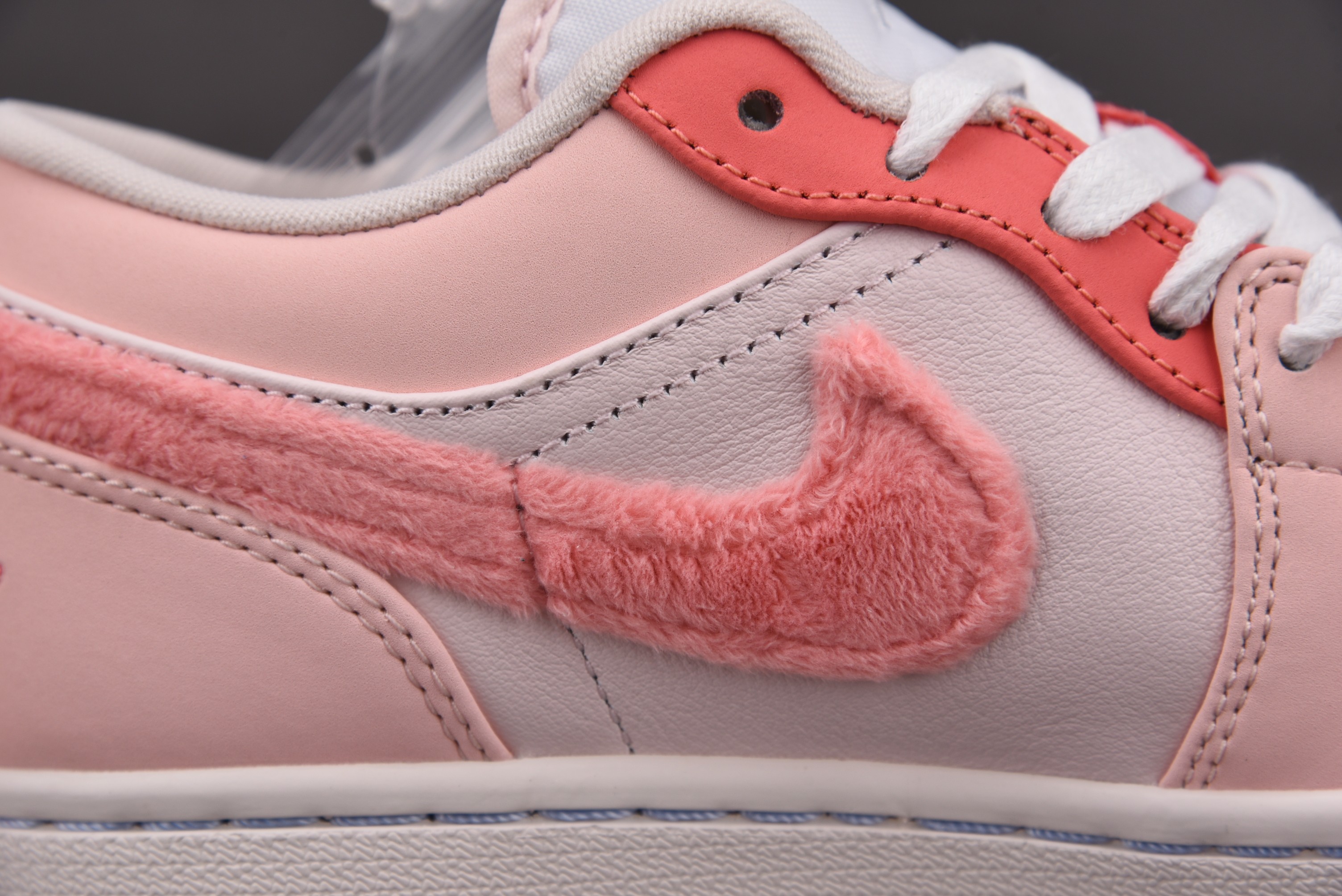 Jordan 1 Low SE Mighty Swooshers Pink (Women Size!!)