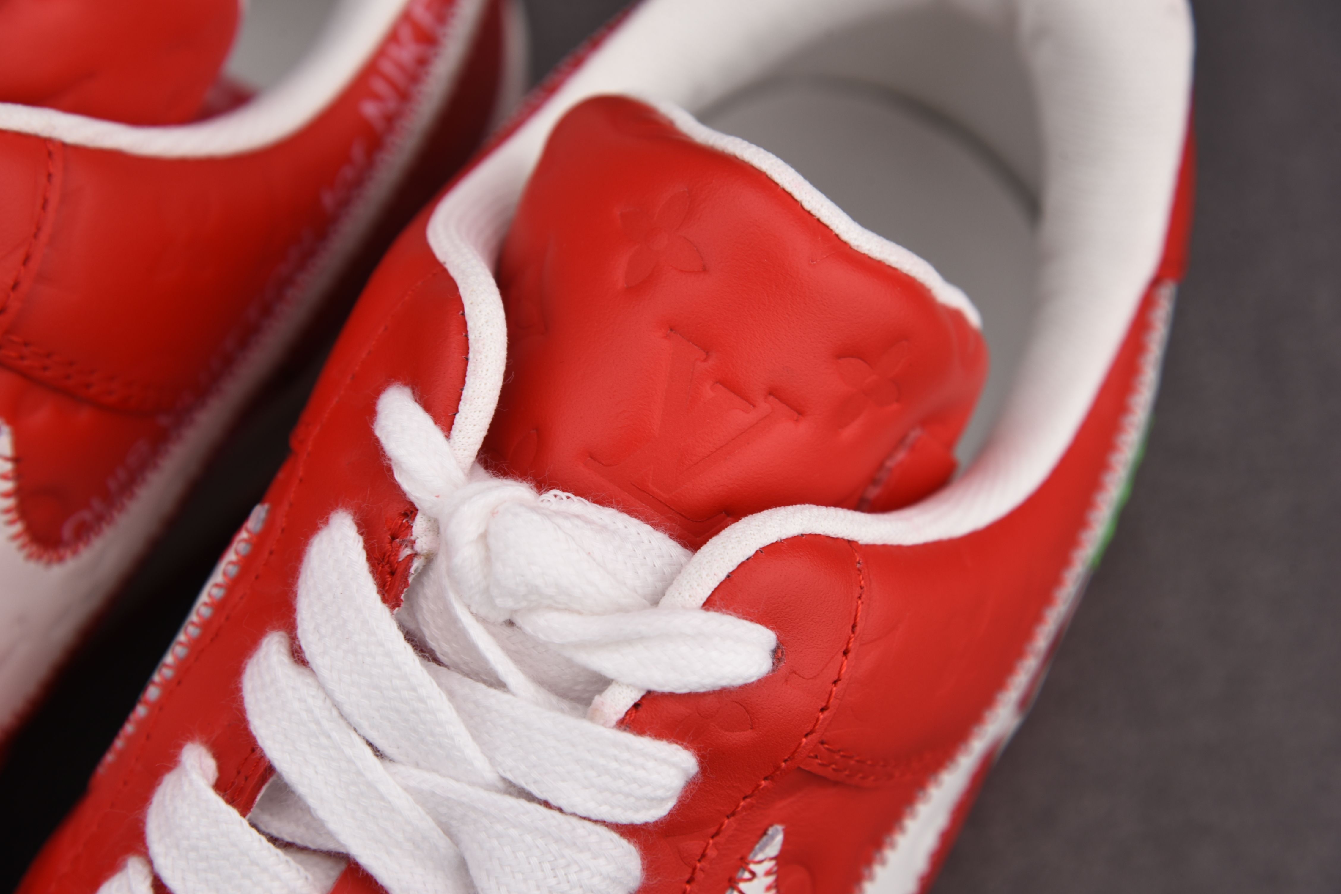 Nike Air Force 1 Low Louis Vuitton University Red (Be careful about the size!!)