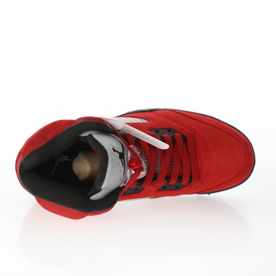 Jordan 5 Retro Raging Bull Red (Wood Box)