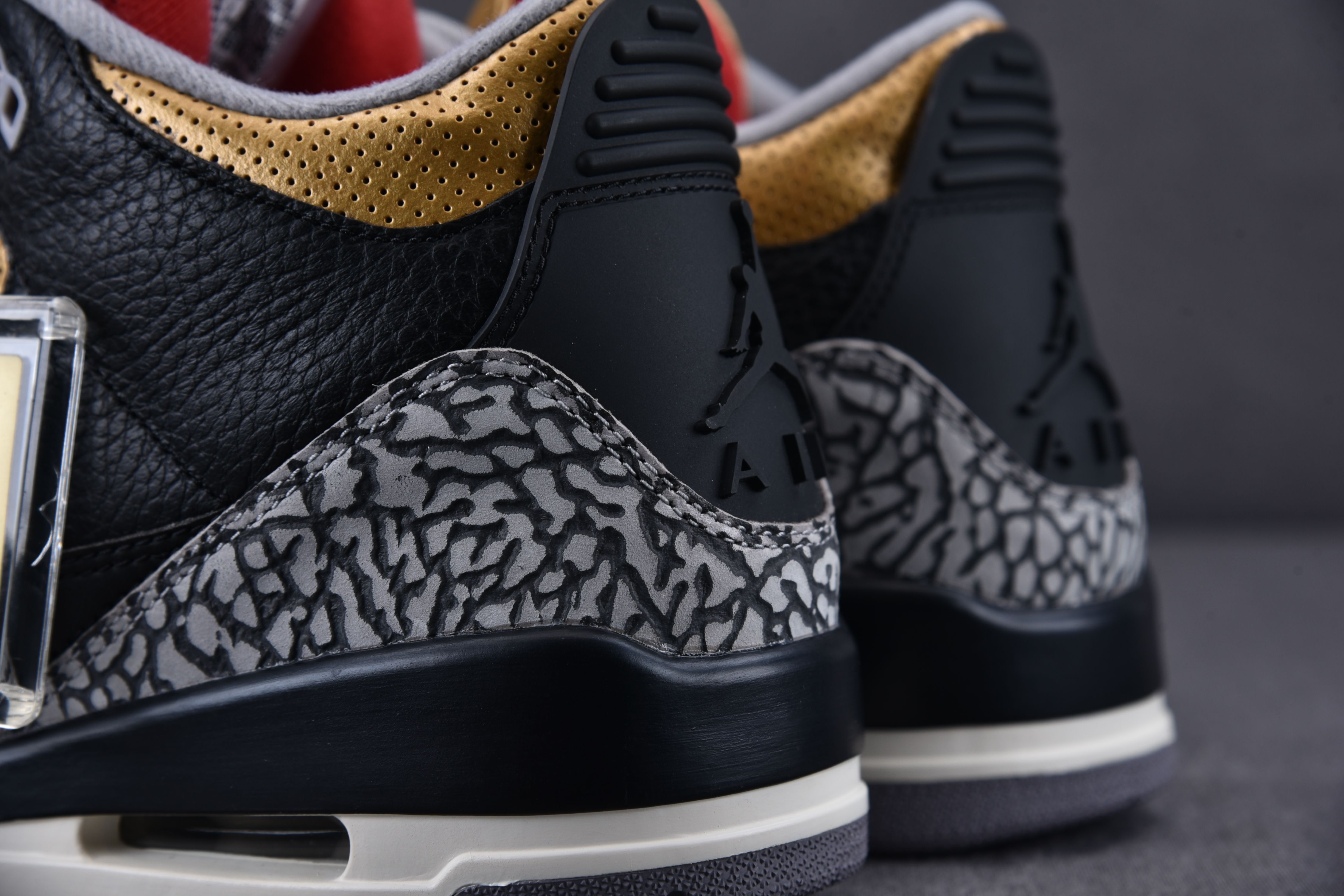 Jordan 3 Retro Black Cement Gold (Women Size!!)
