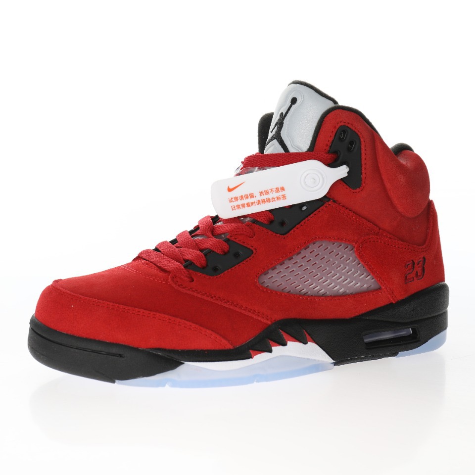 Jordan 5 Retro Raging Bull Red (Wood Box)