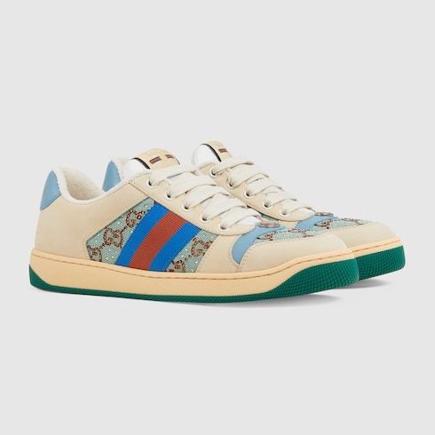 GUCCI Women's Screener sneaker with crystals
