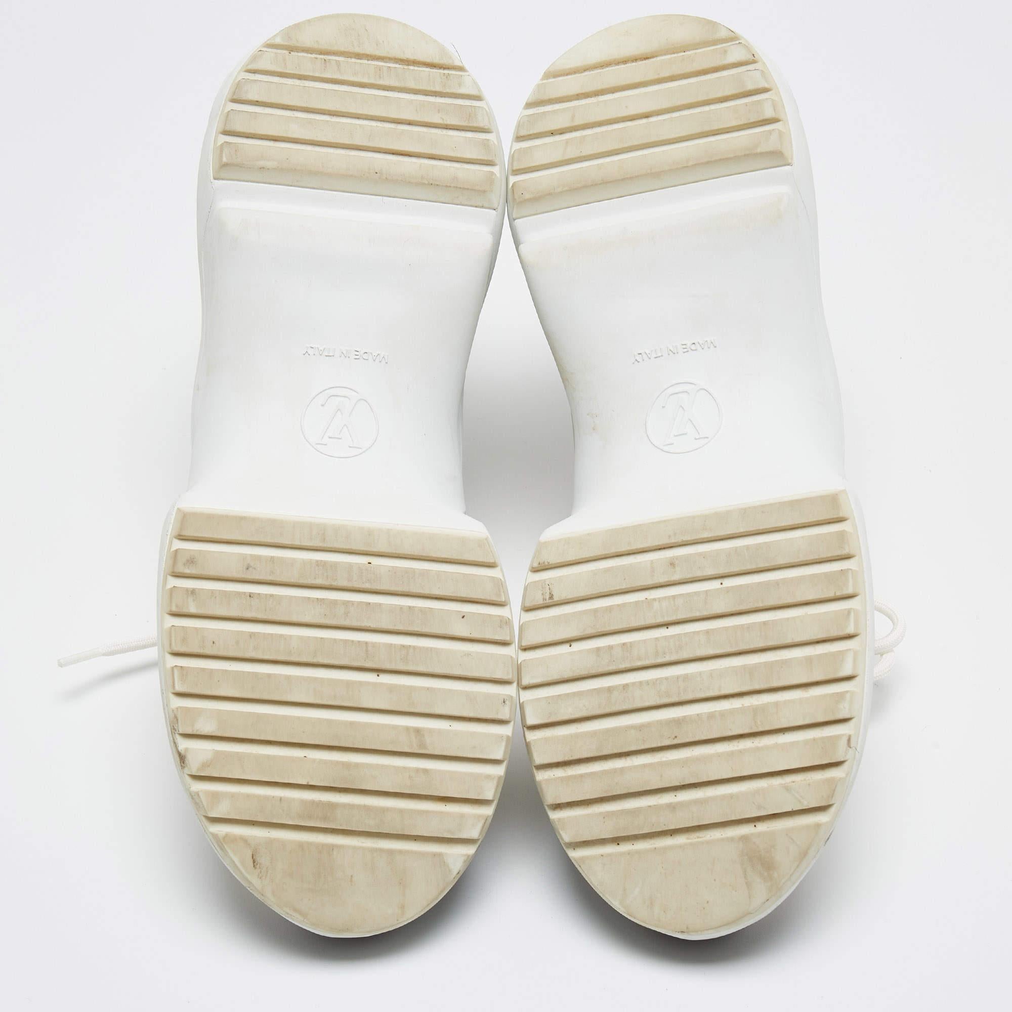 Louis Vuitton Tricolour Mesh and Leather Archlight High Top Sneakers