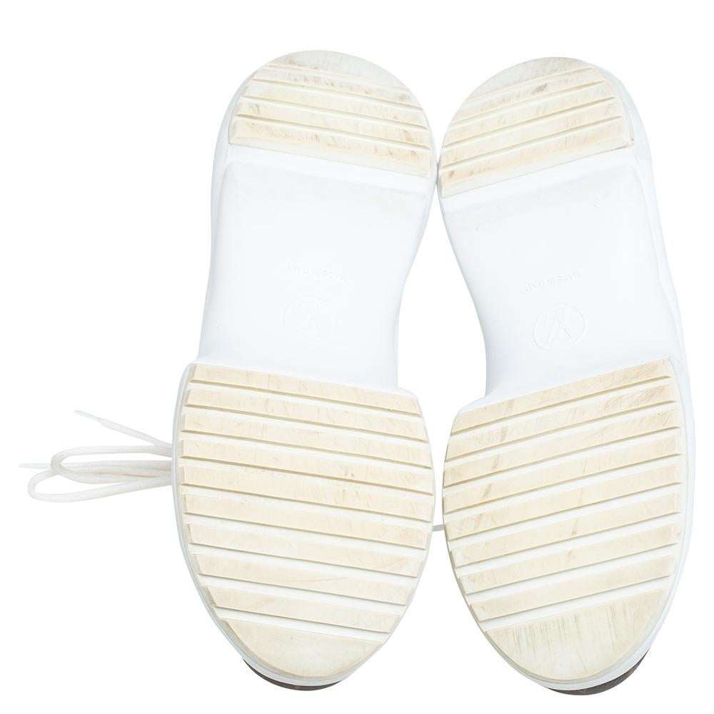 Louis Vuitton White Monogram Coated Canvas and Leather Archlight Sneaker