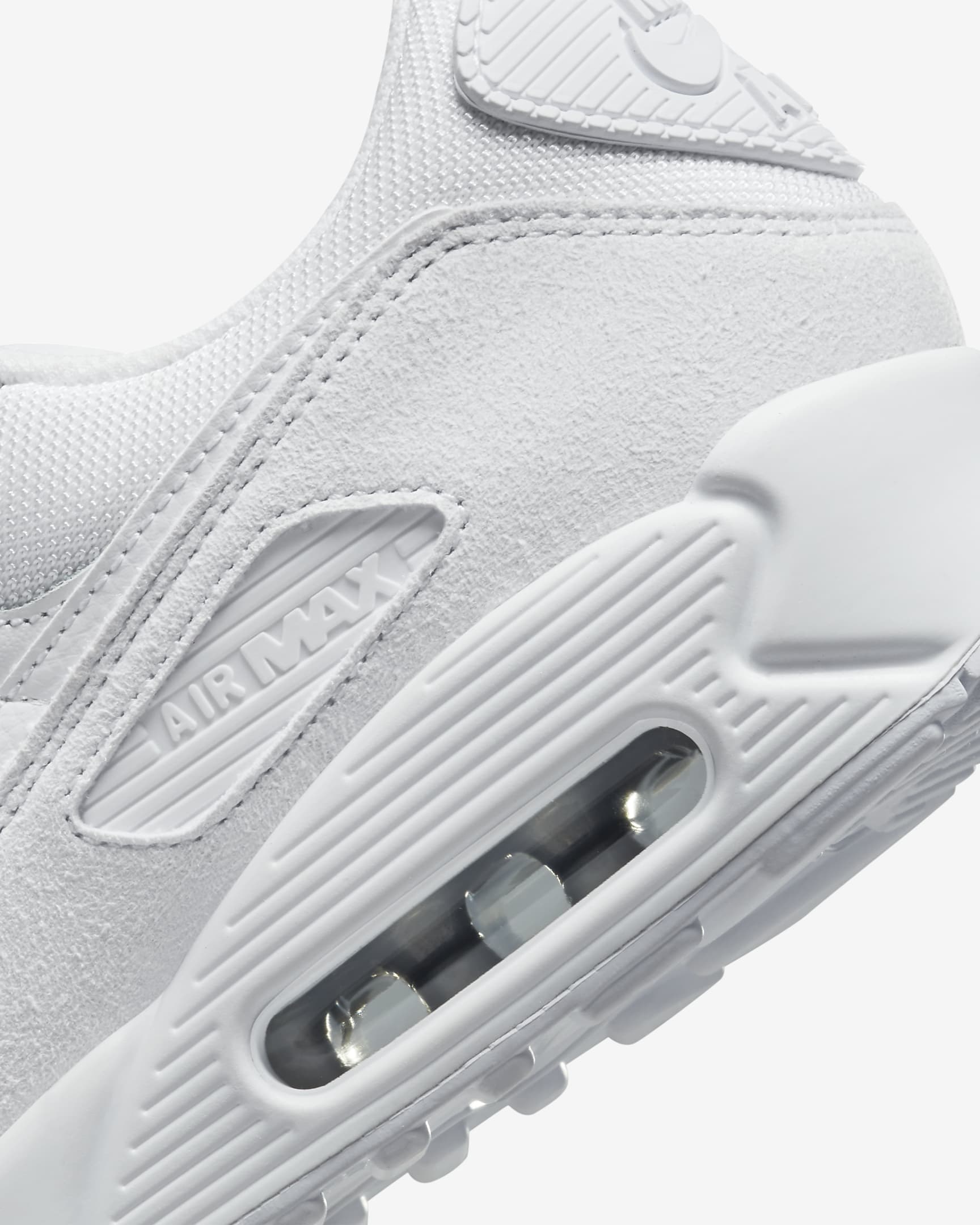 Nike Air Max 90 Premium White Metallic Silver