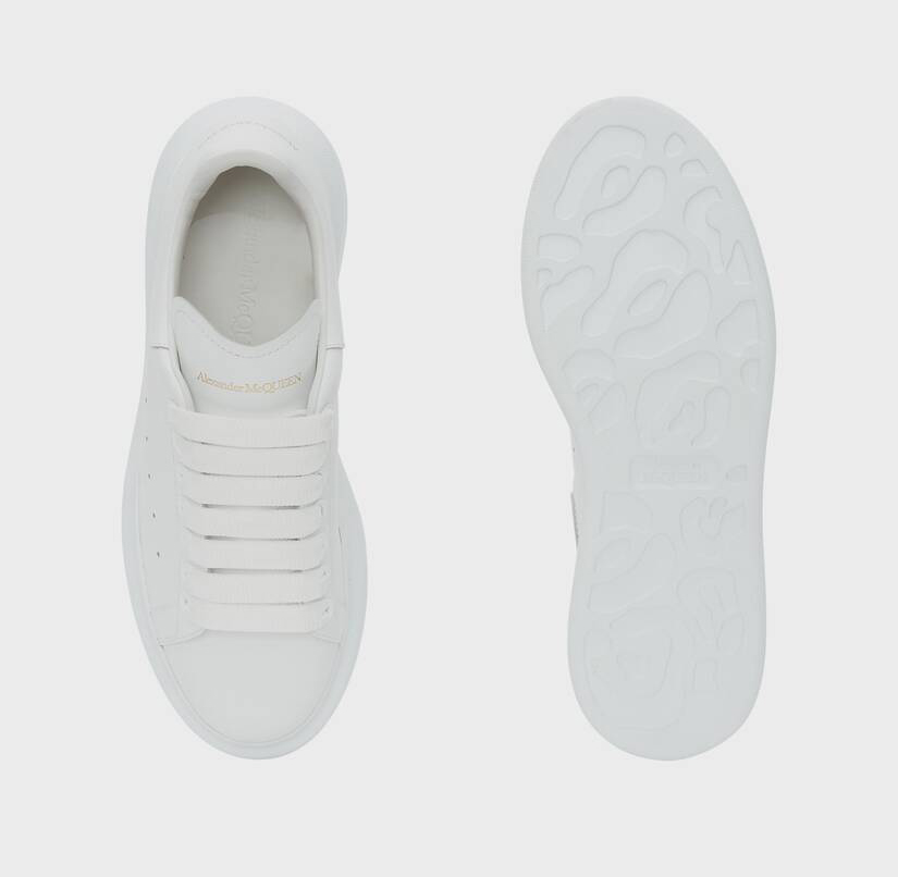 Alexander McQueen Men's Oversized Sneaker in White