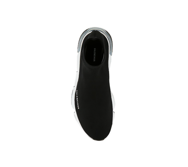 Balenciaga Speed Trainer Clear Sole Black