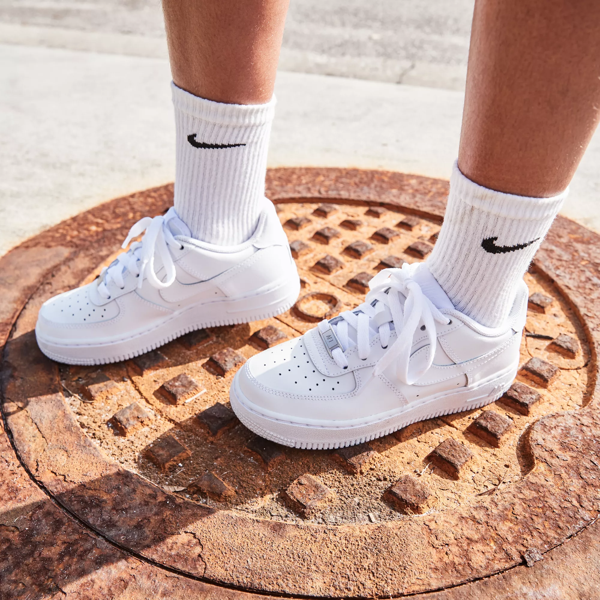 Nike Kinder Air Force 1 Schuhe Weiß