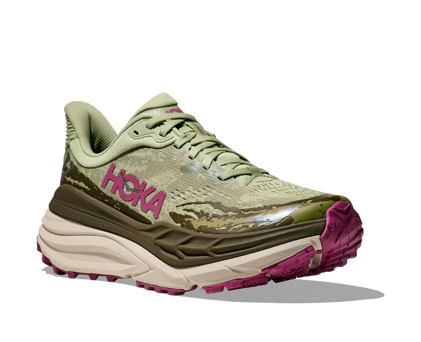 Hoka W STINSON 7 Seed Green / Beet Root