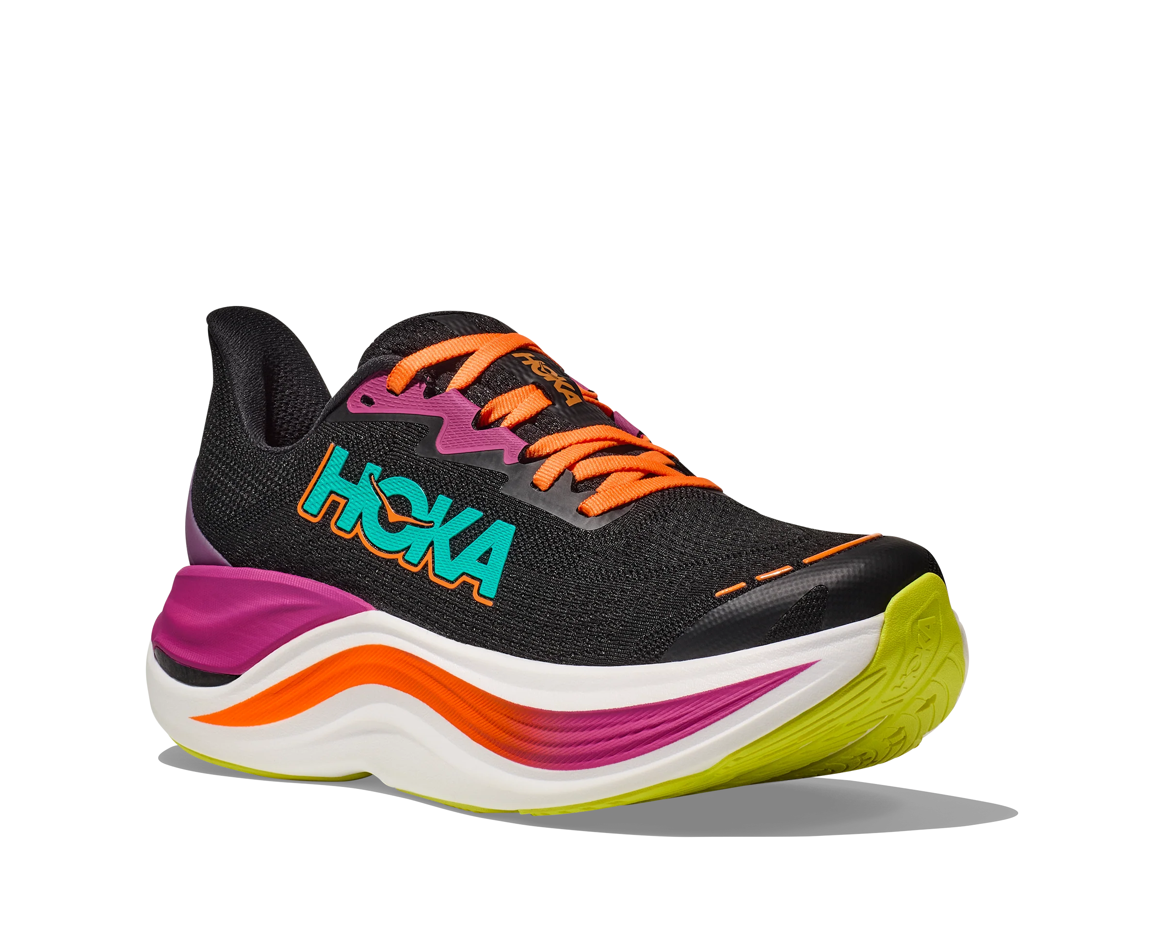 Hoka M SKYWARD X Black / Electric Aqua