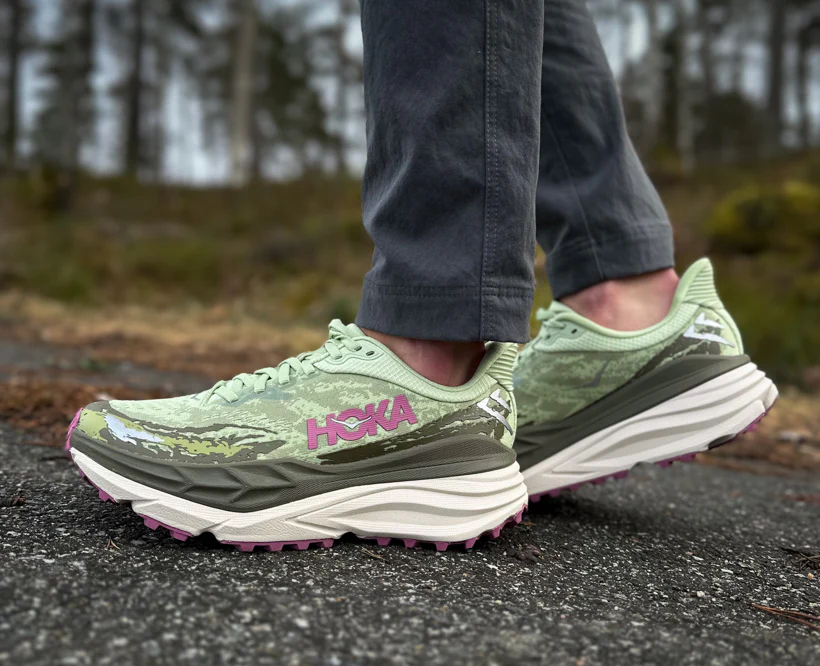 Hoka W STINSON 7 Seed Green / Beet Root