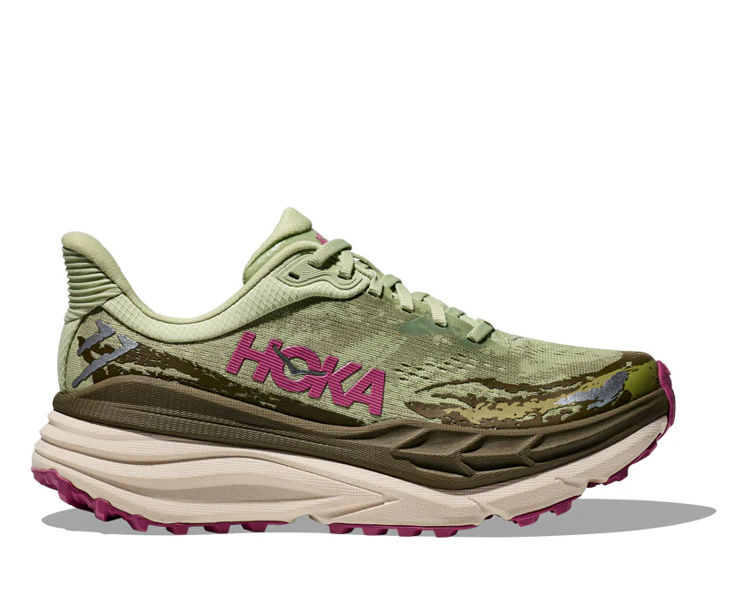 Hoka W STINSON 7 Seed Green / Beet Root