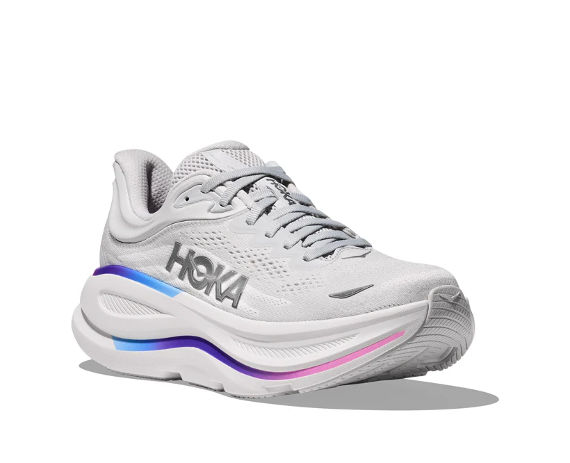 Hoka W BONDI 9 WIDE Cosmic Grey / White