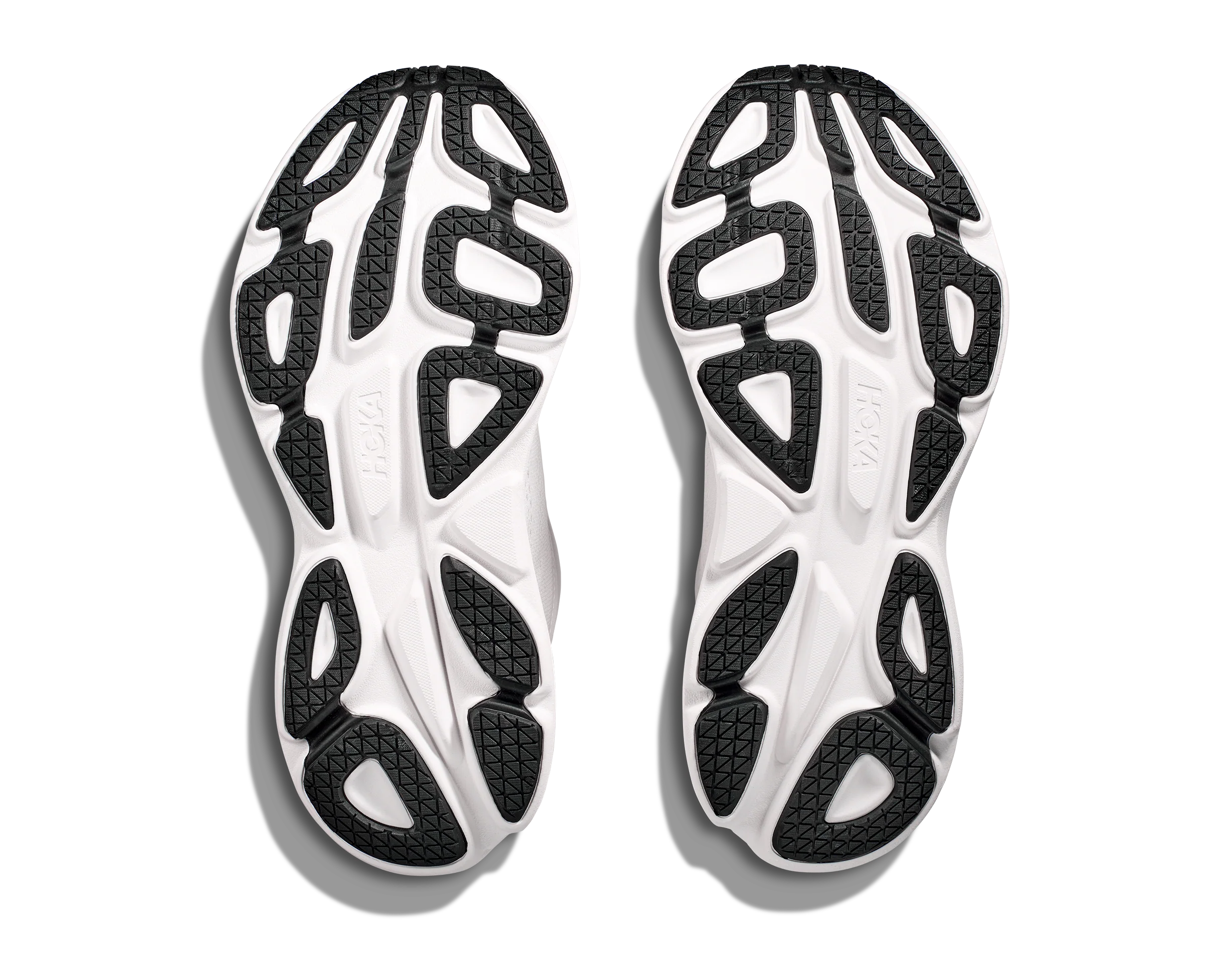 Hoka M BONDI 8 White / Vermillion