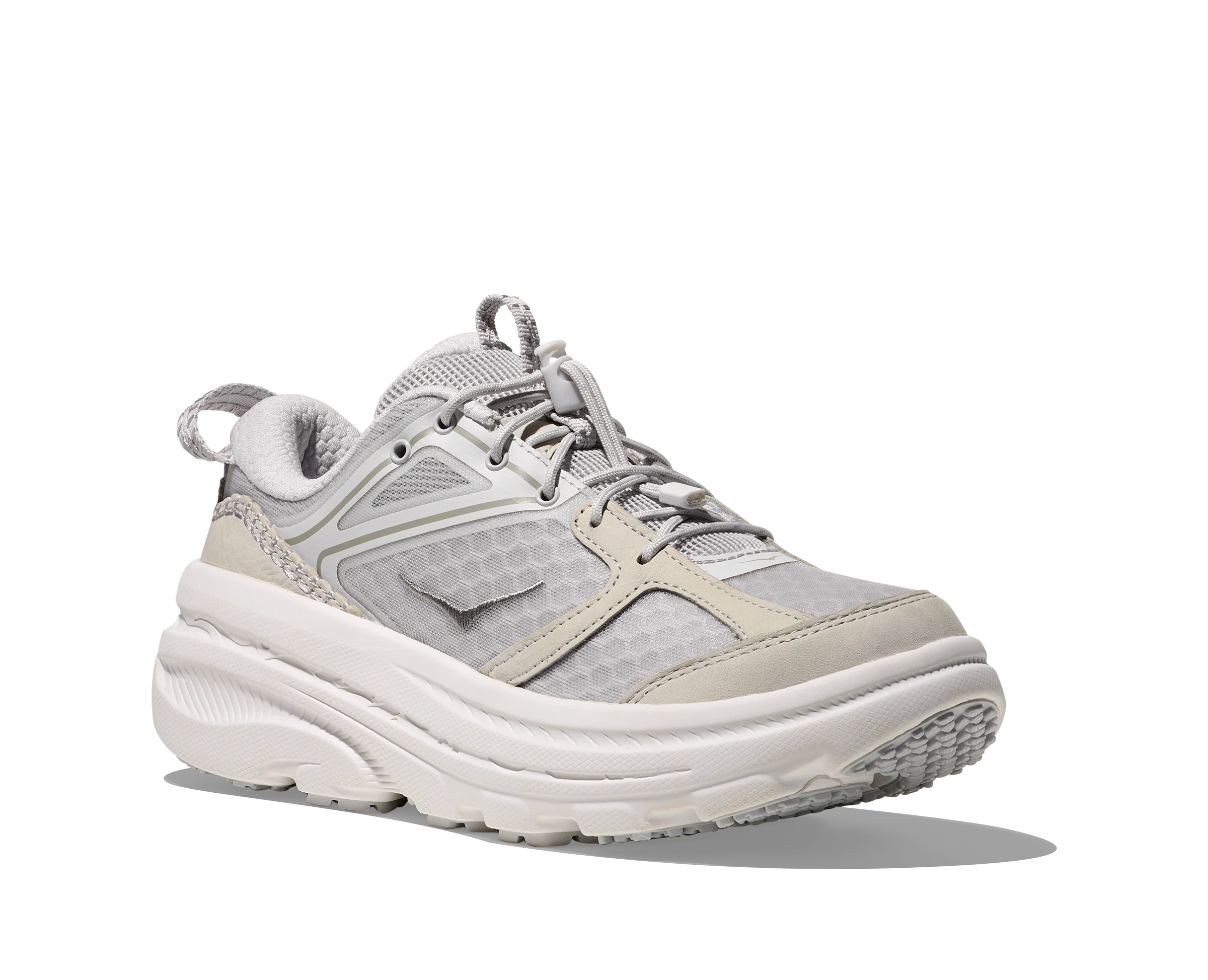 Hoka U BONDI B3 LS Cosmic Grey / White