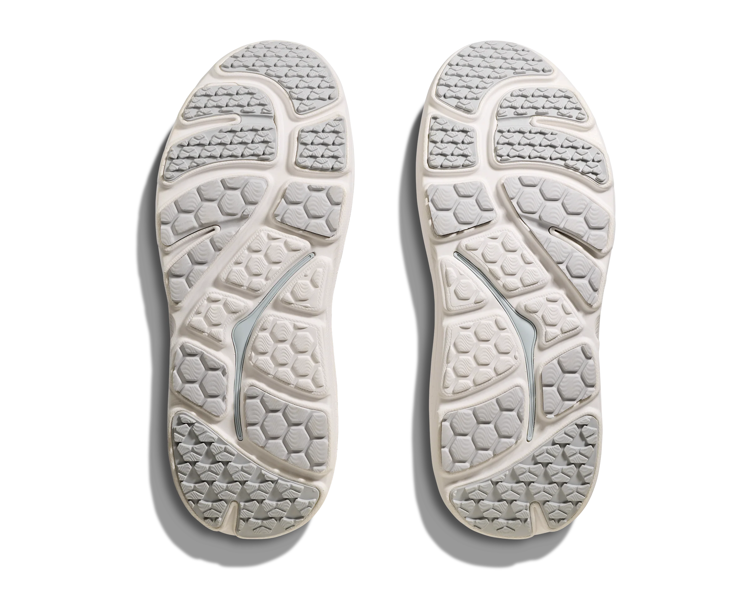 Hoka U BONDI B3 LS Cosmic Grey / White