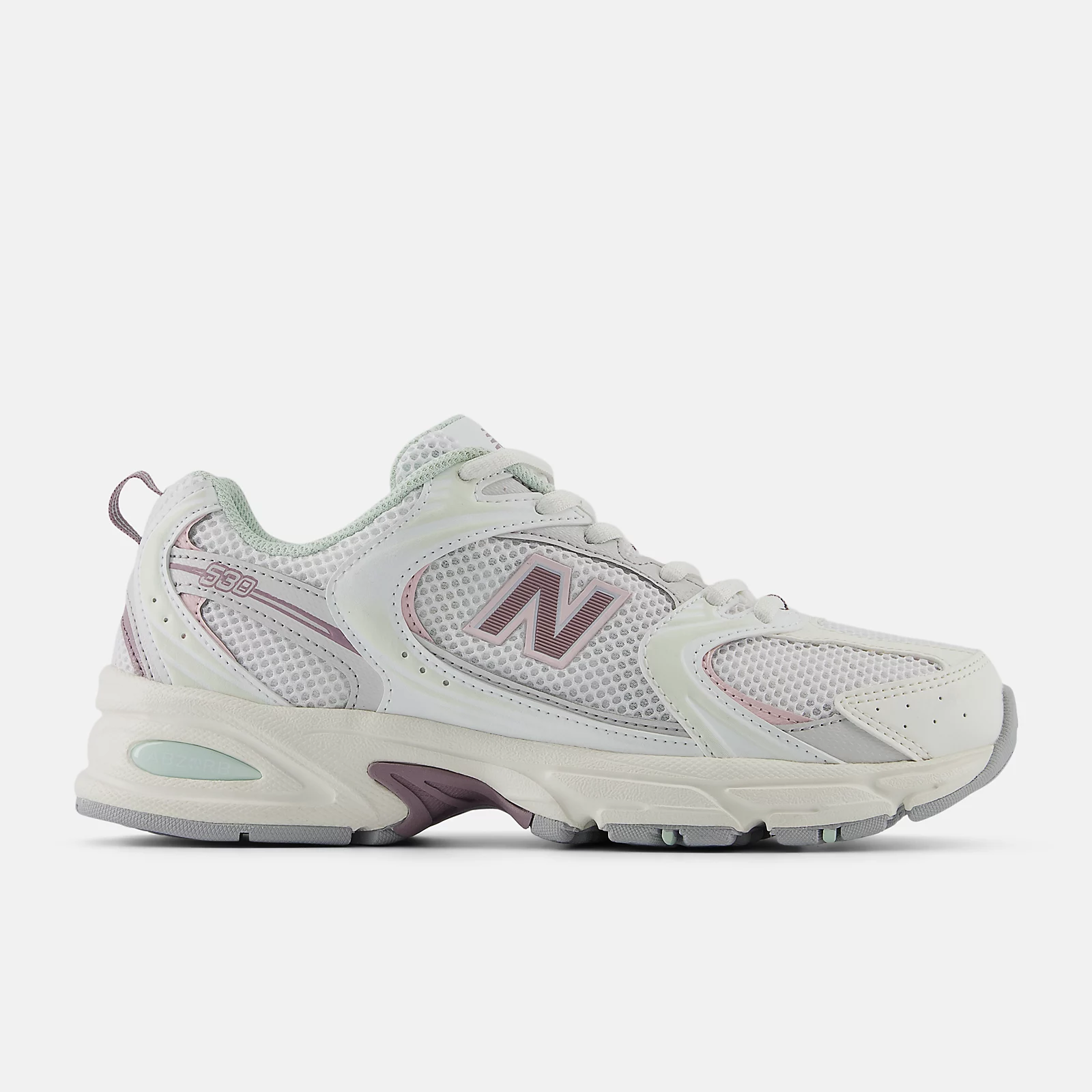 New Balance Unisex 530 Sneakers-Men's/Women's-Sea Salt with Ice Wine and Rose Sugar