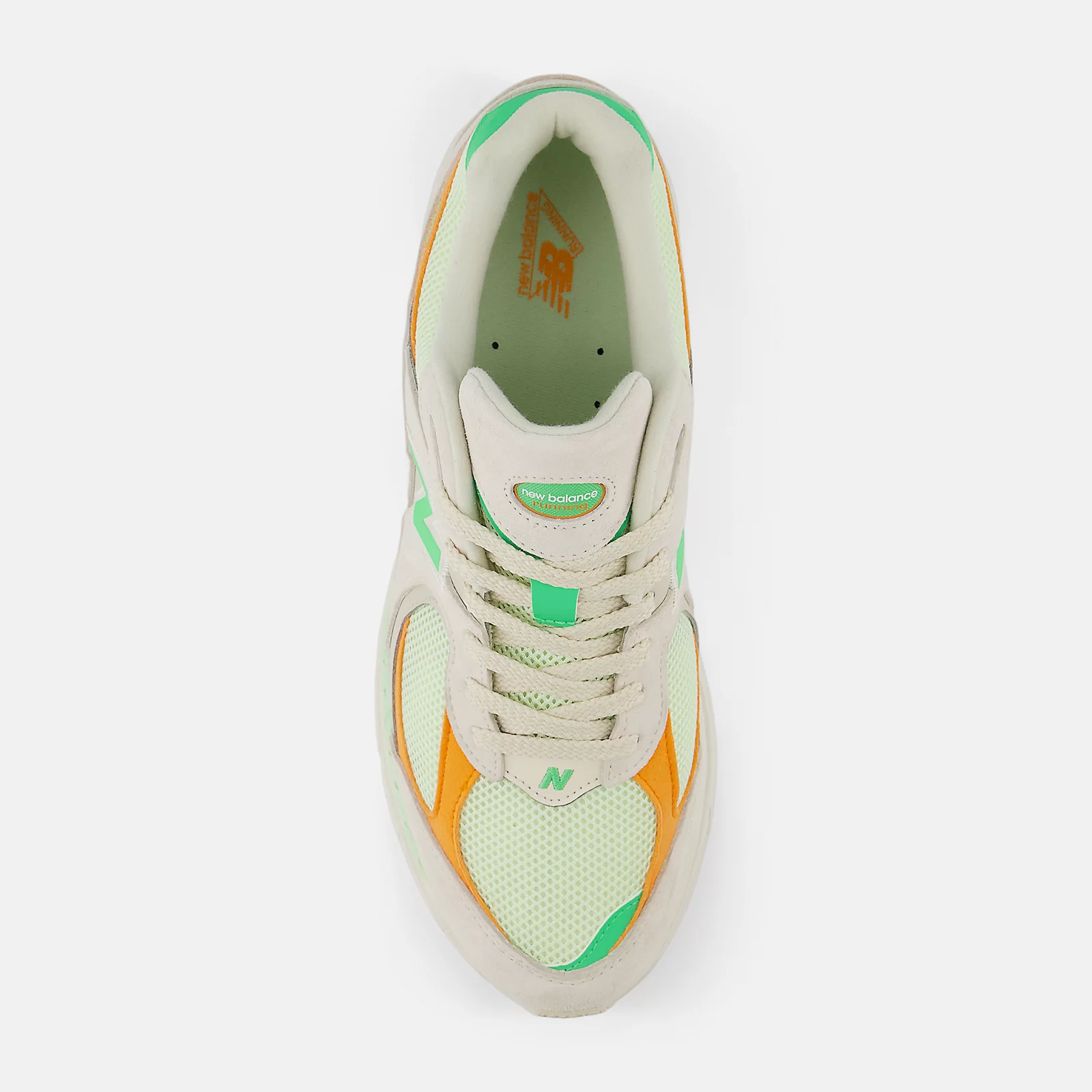 New Balance 2002R Running Shoes -  Men's/Women's-Linen with Green Apple and Sizzle