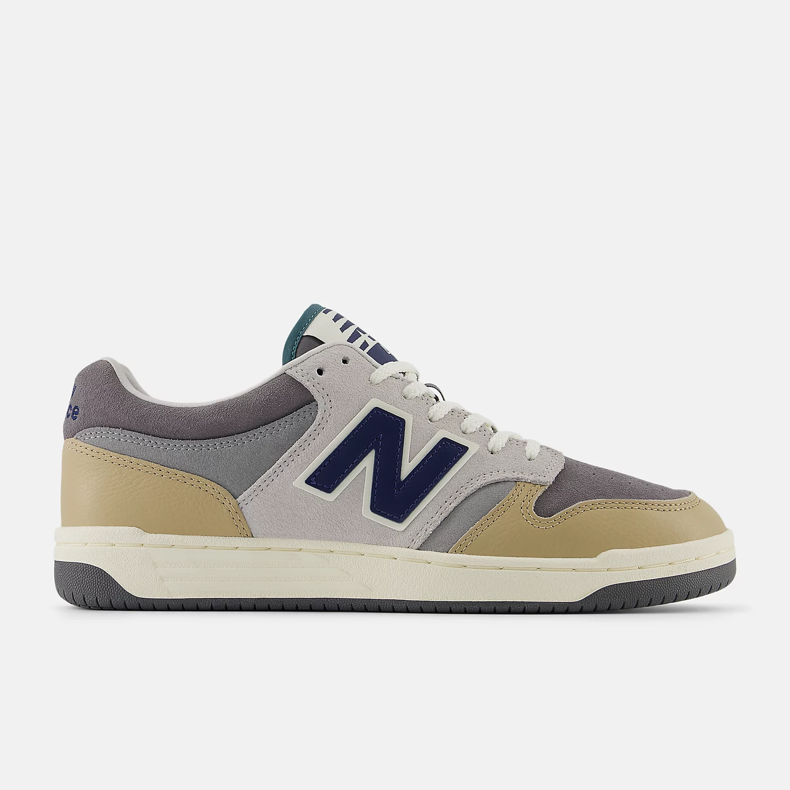 New Balance Unisex Lifestyle 480 Sneakers -  Men's/Women's-Castlerock with Brown
