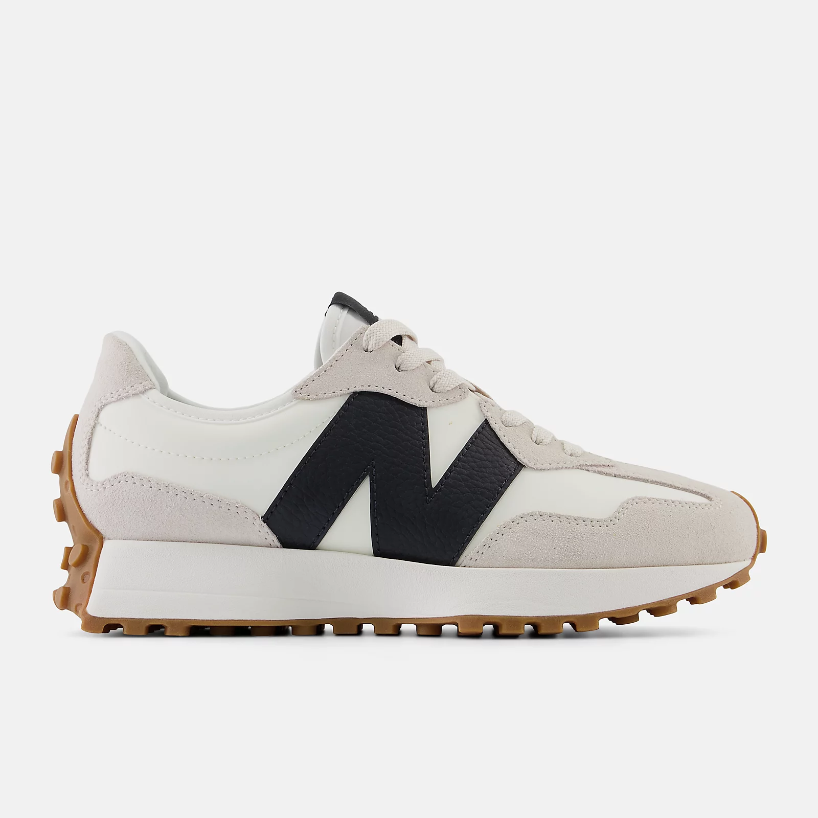 New Balance327 Sneakers -  Men's/Women's-Moonbeam with Black