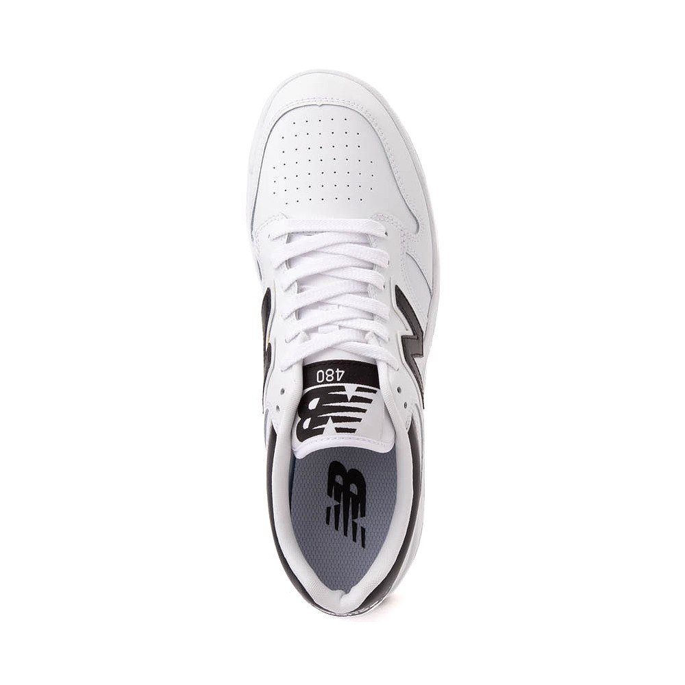 New Balance Unisex Lifestyle 480 Sneakers -  Men's/Women's-White / Black