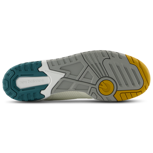 New Balance  550 Casual Shoe -  Men's/Women's League Outfitters White/Yellow/Teal
