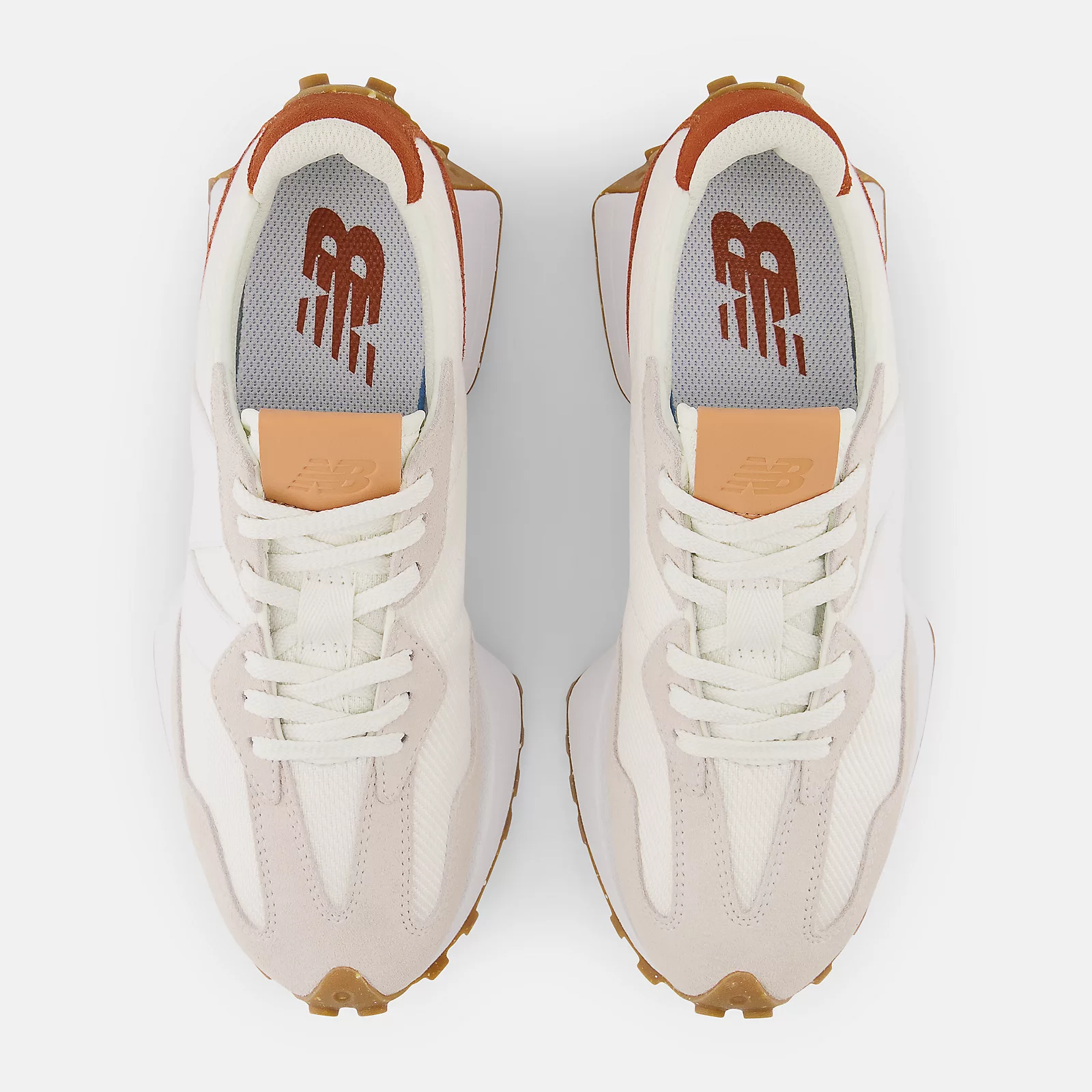 New Balance327 Sneakers -  Men's/Women's-Sea Salt with Rust Oxide