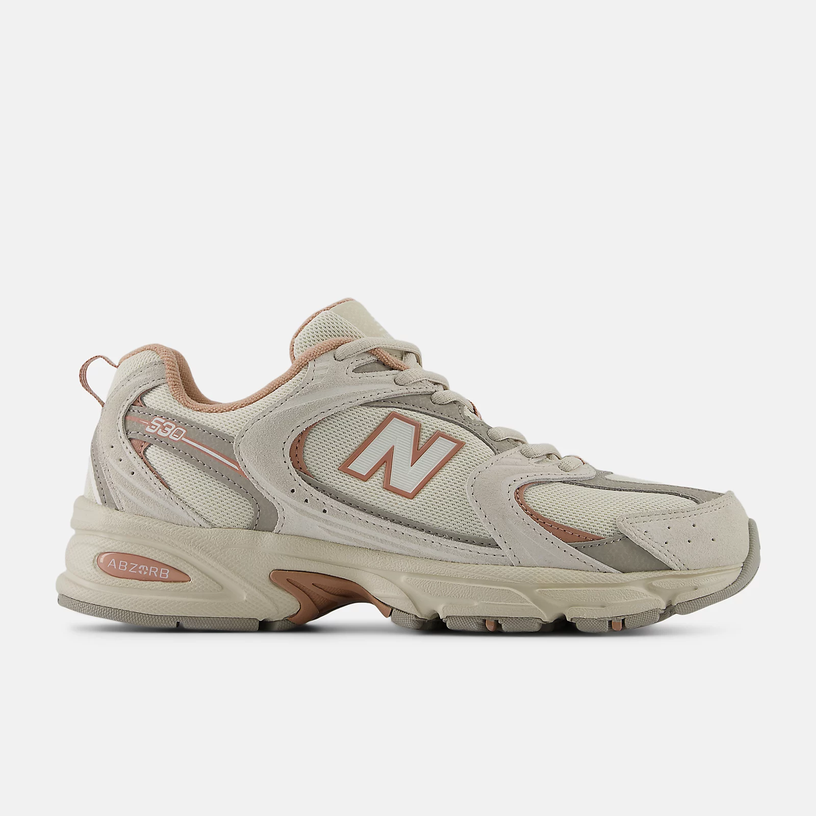 New Balance Unisex 530 Sneakers-Men's/Women's-Timberwolf with Linen and Landslide