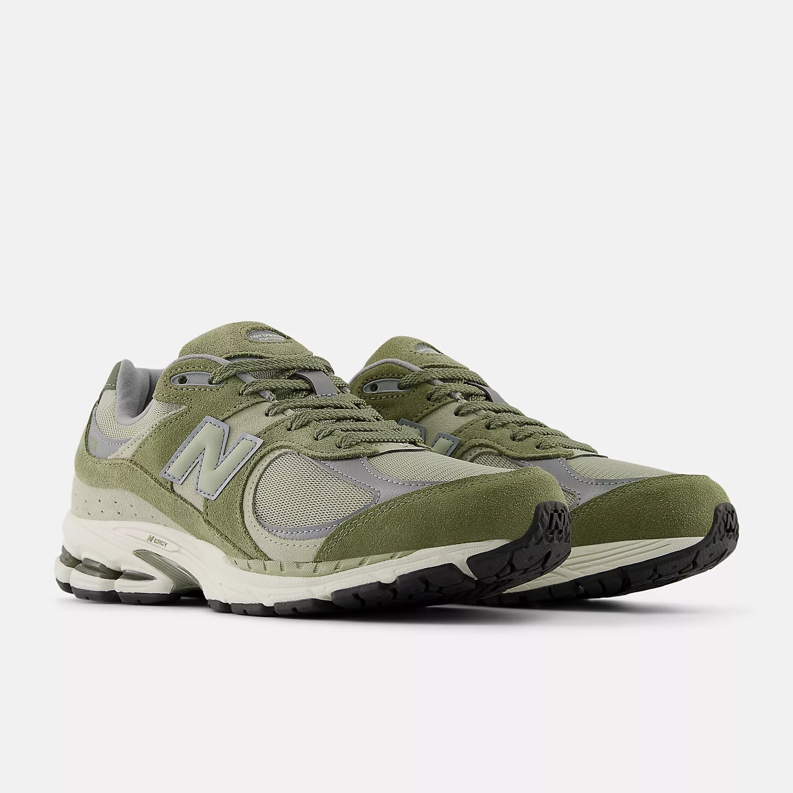 New Balance 2002R Running Shoes -  Men's/Women's-Dark Olivine with Olivine and Slate Grey