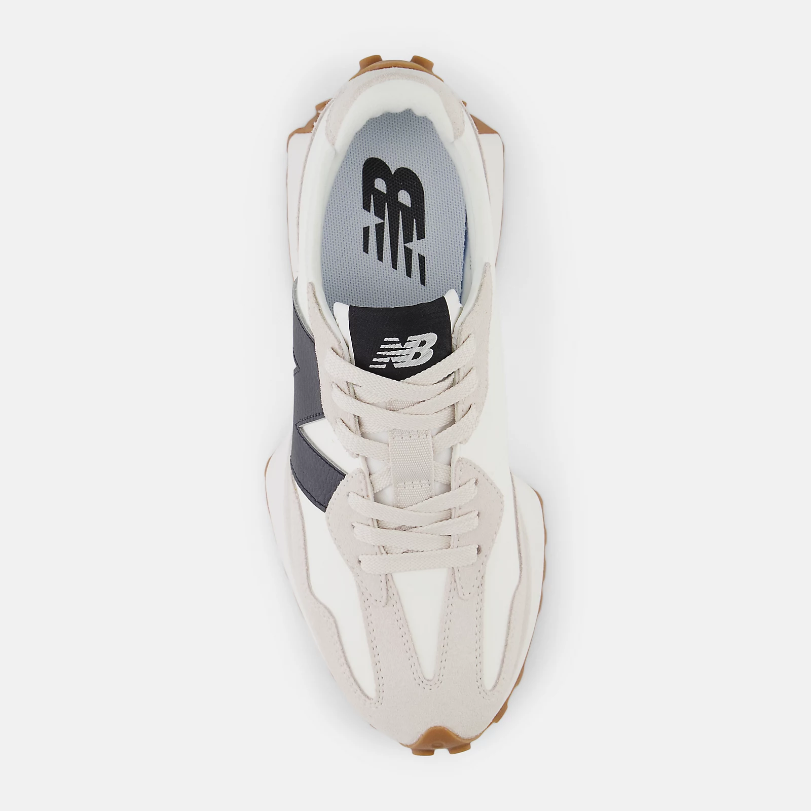 New Balance327 Sneakers -  Men's/Women's-Moonbeam with Black