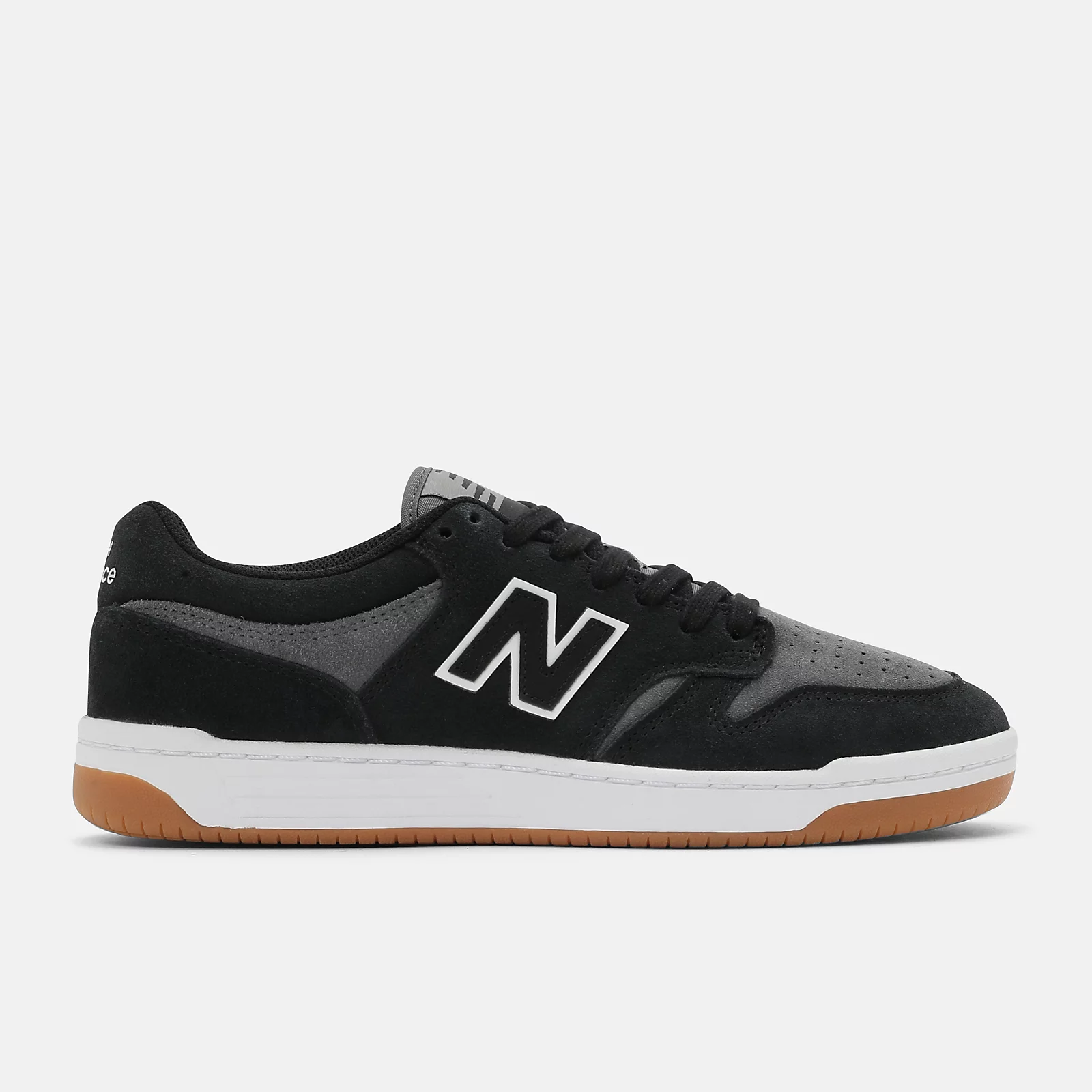 New Balance Unisex Lifestyle 480 Sneakers -  Men's/Women's-Black with Grey