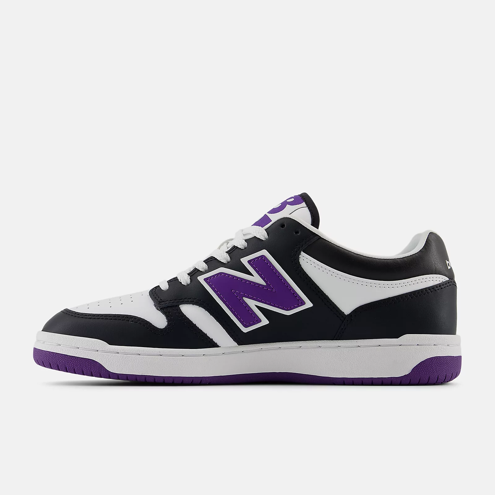 New Balance Unisex Lifestyle 480 Sneakers -  Men's/Women's-Black with White