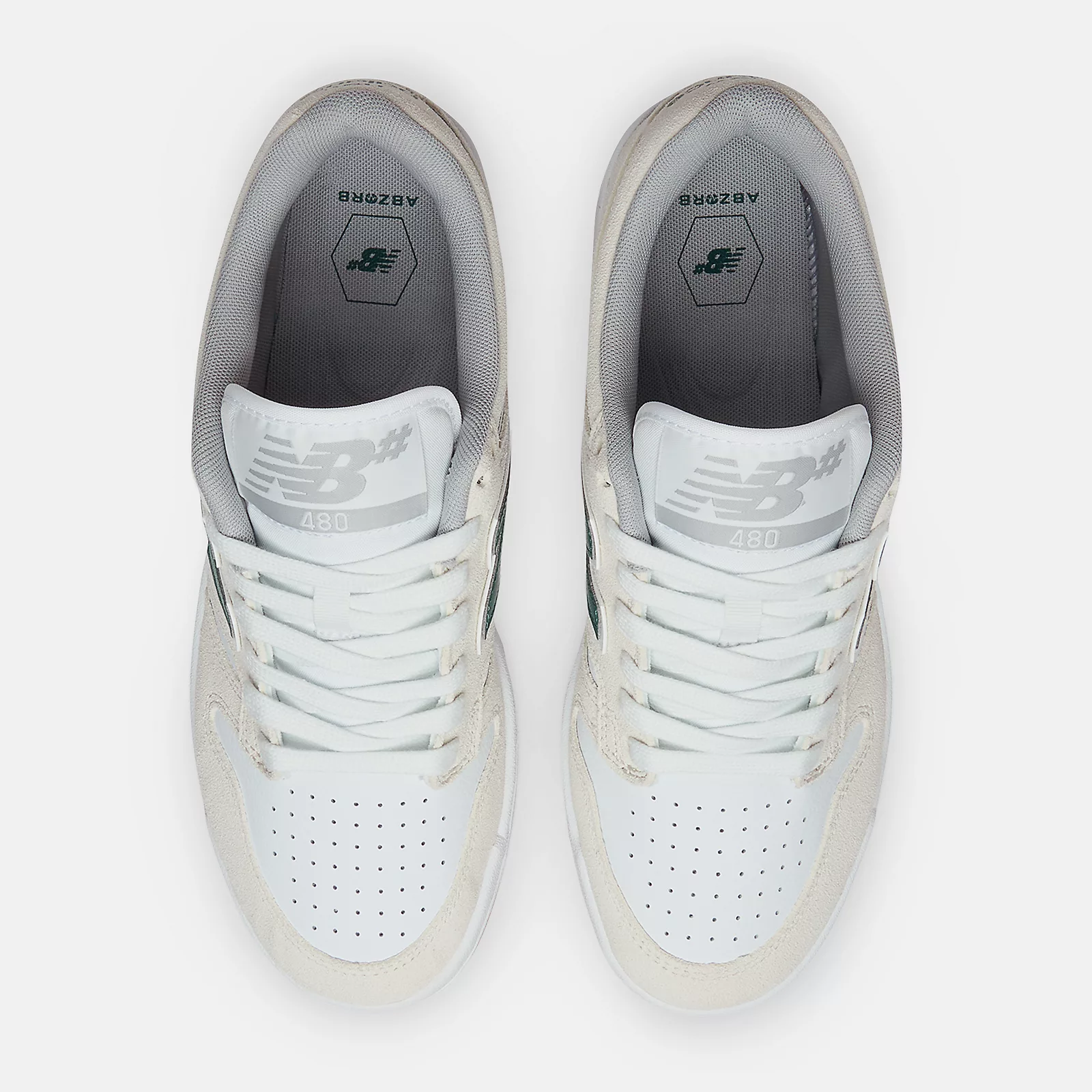 New Balance Unisex Lifestyle 480 Sneakers -  Men's/Women's-Sea Salt with Vintage Teal