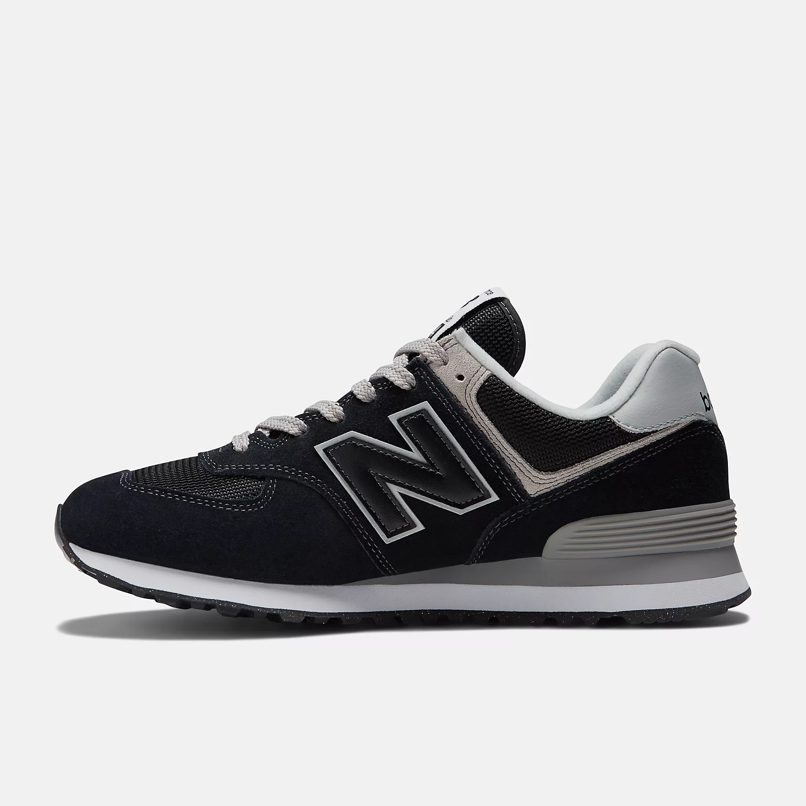 New Balance 574 Running Sneakers -  Men's/Women's-Black with White