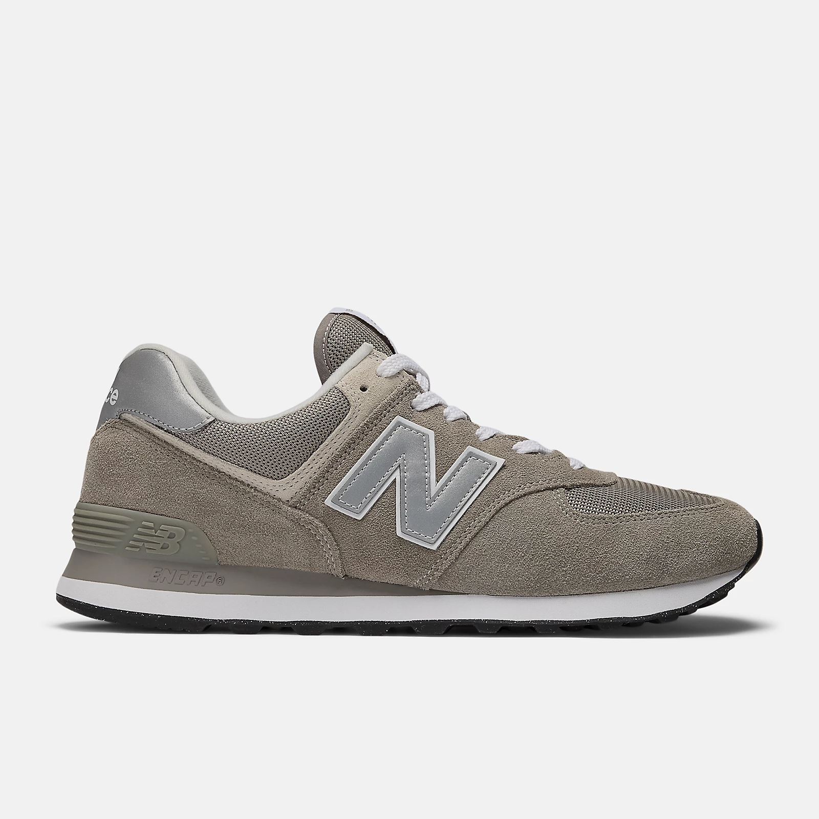 New Balance 574 Running Sneakers -  Men's/Women's-Grey with White