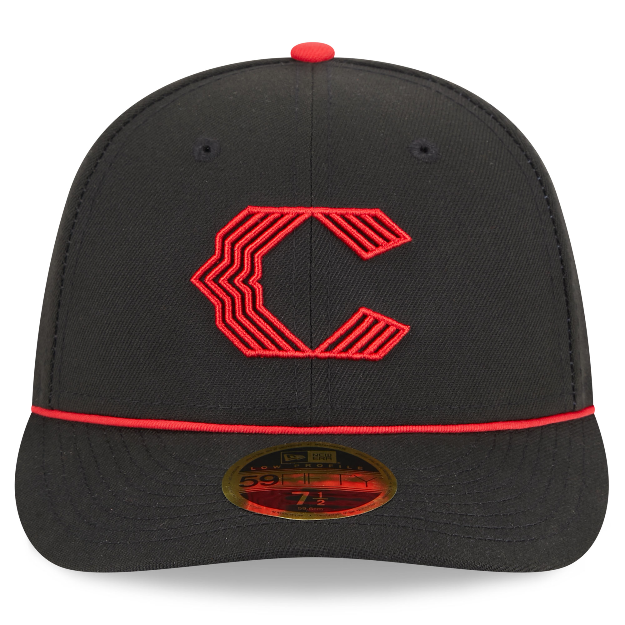 Cincinnati Reds New Era 2023 City Connect Low Profile 59FIFTY Fitted Hat - Black