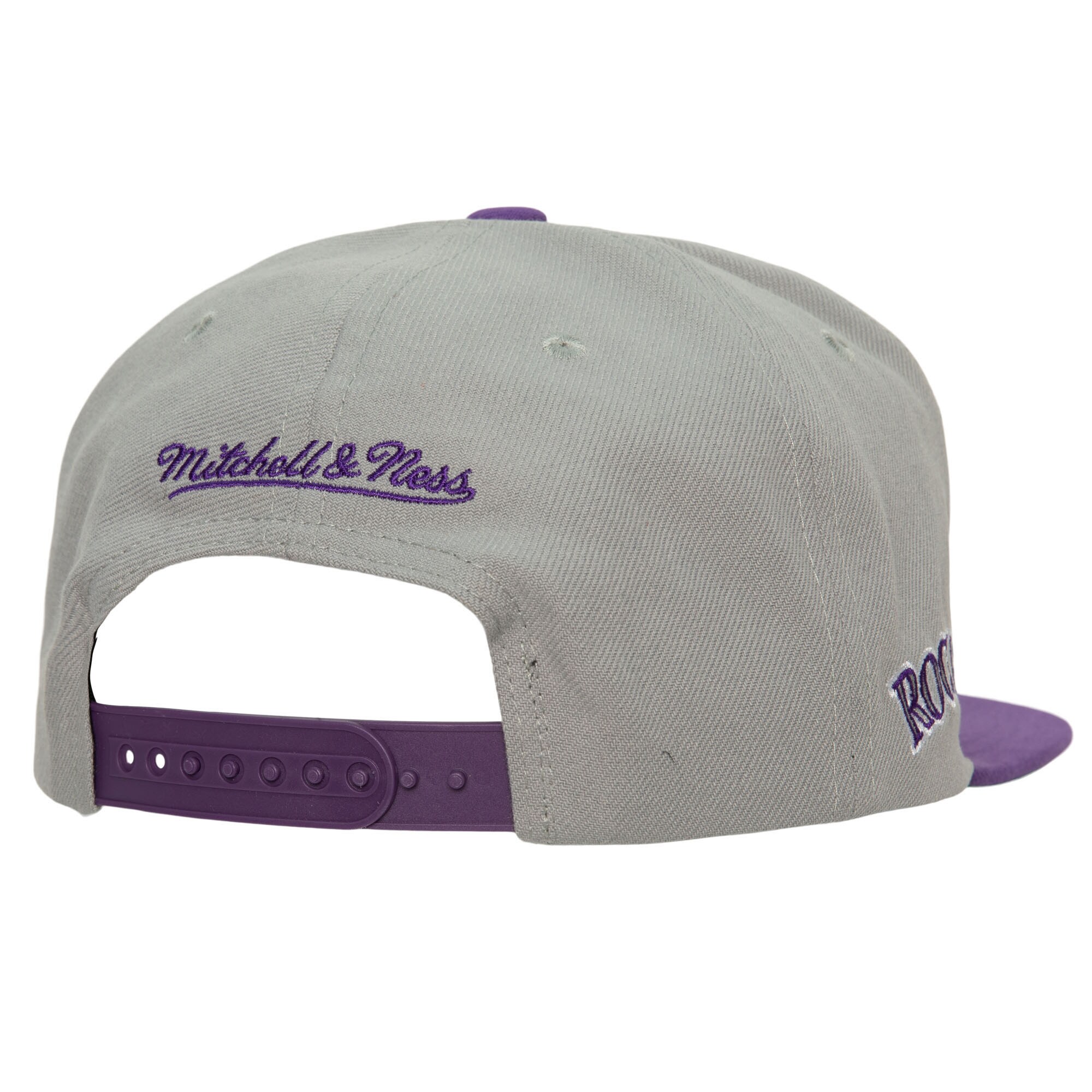Colorado Rockies Mitchell & Ness Cooperstown Collection Away Snapback Hat - Gray