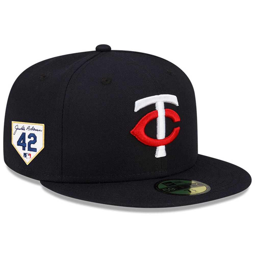 Minnesota Twins New Era 2023 Jackie Robinson Day 59FIFTY Fitted Hat - Navy