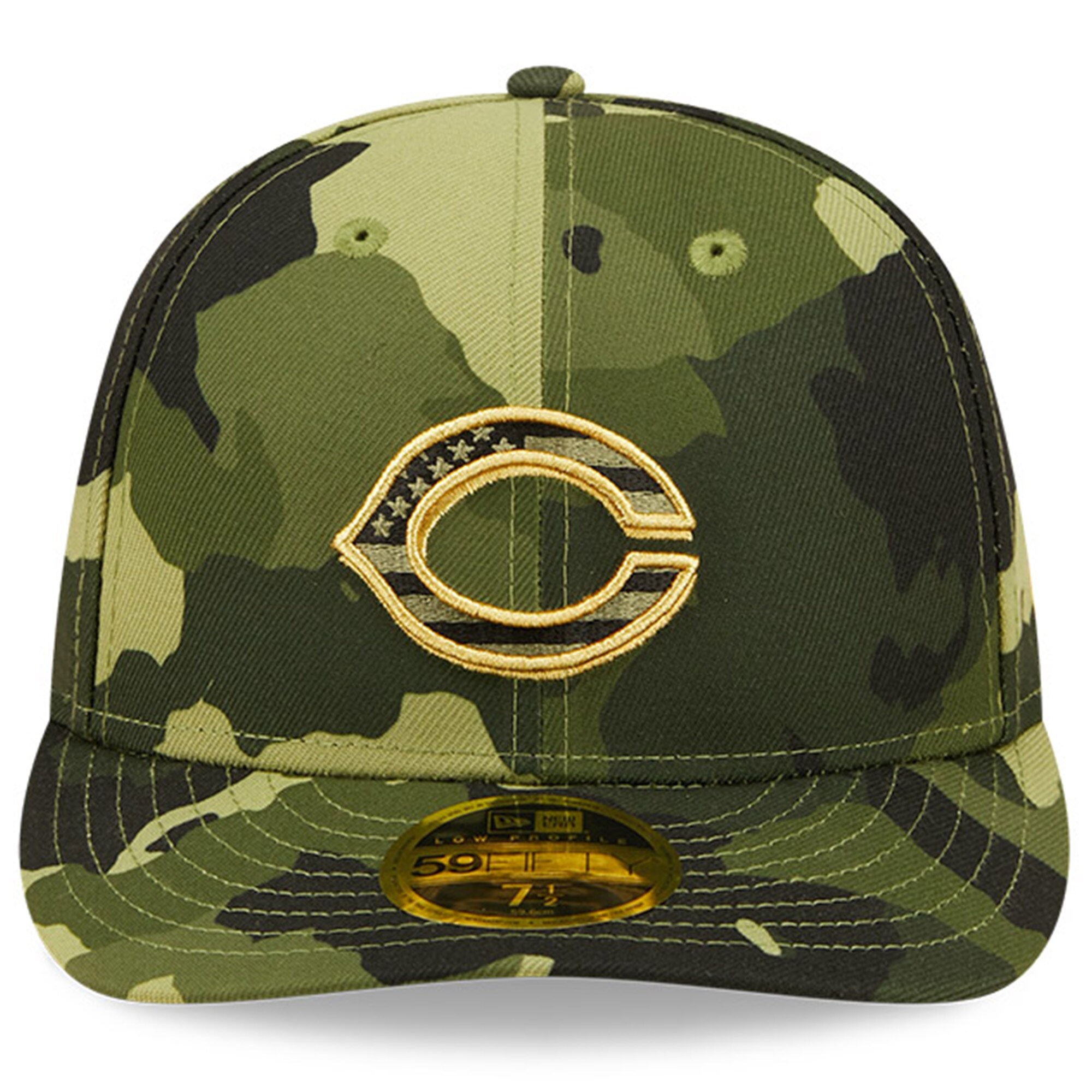 Cincinnati Reds New Era 2022 Armed Forces Day On-Field Low Profile 59FIFTY - Camo