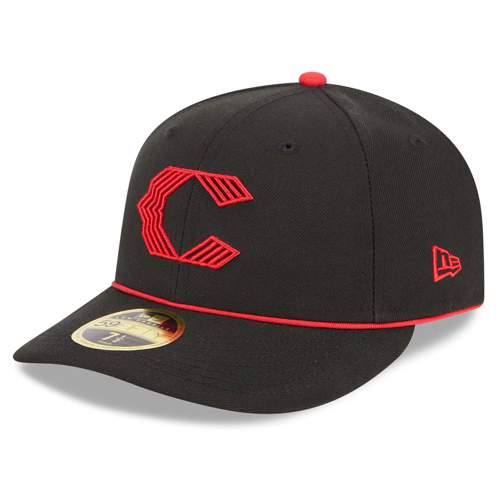 Cincinnati Reds New Era 2023 City Connect Low Profile 59FIFTY Fitted Hat - Black