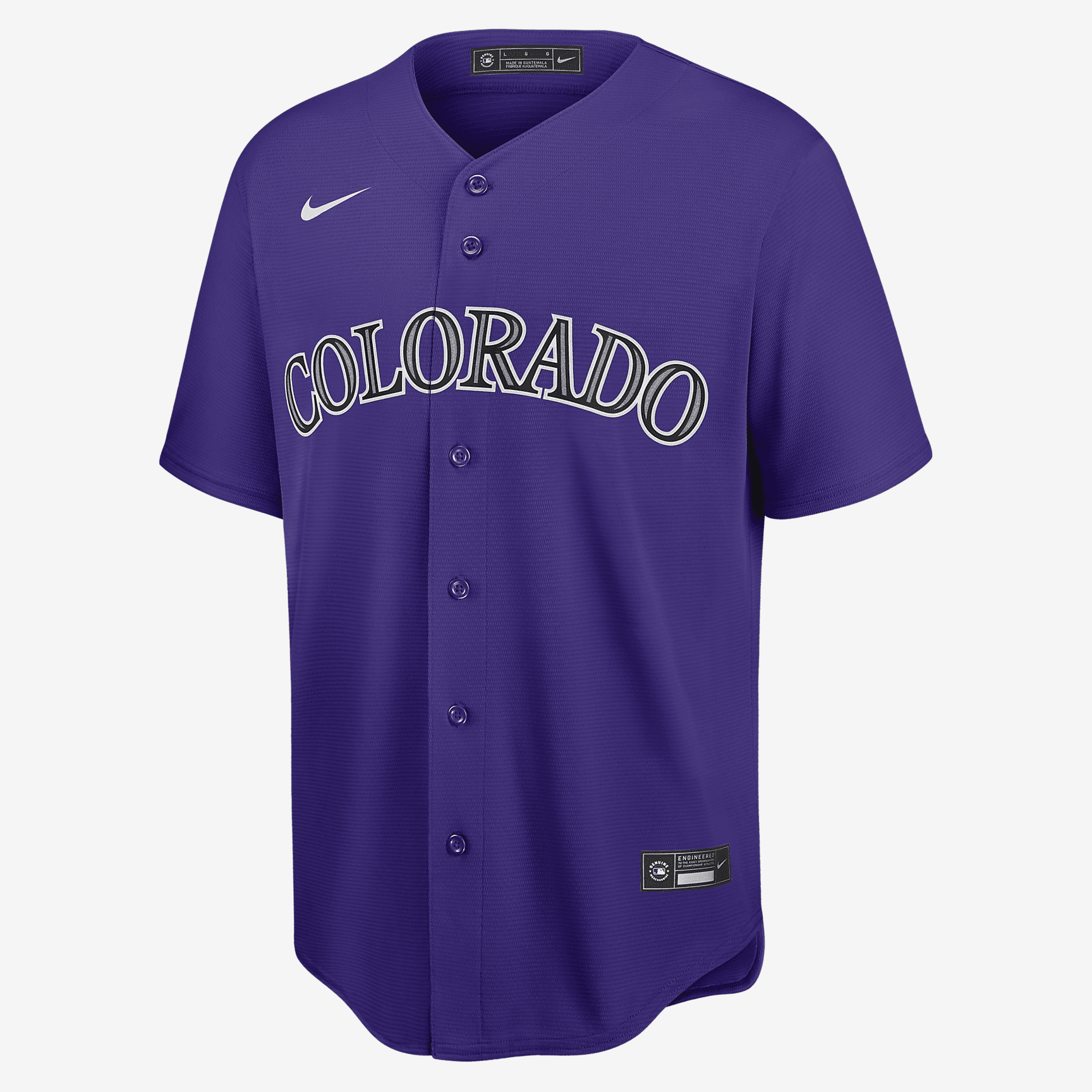 MLB Colorado Rockies (Charlie Blackmon) Men's Replica Baseball Jersey - Purple