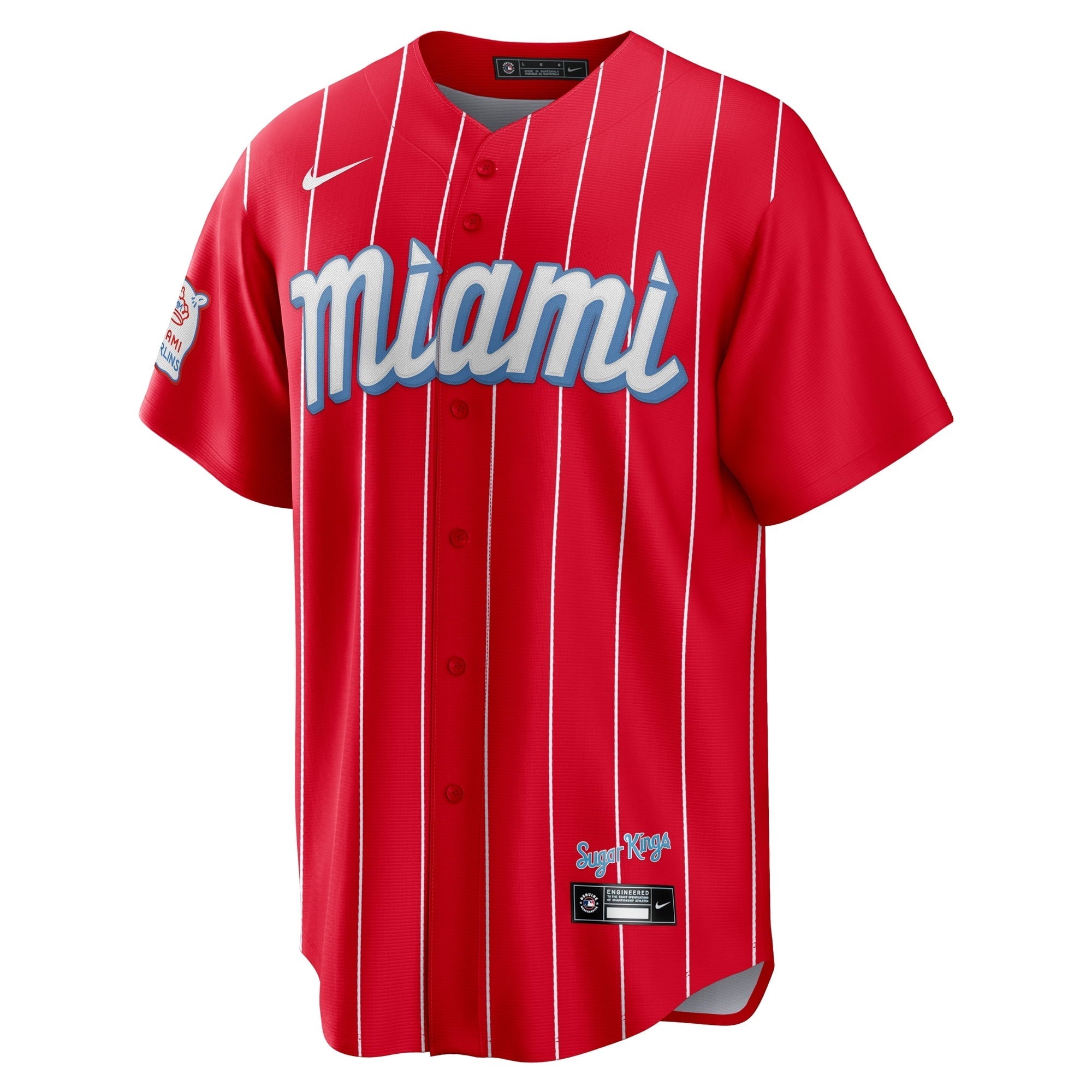 Men's Nike Brian Anderson Red Miami Marlins City Connect Replica Player Jersey
