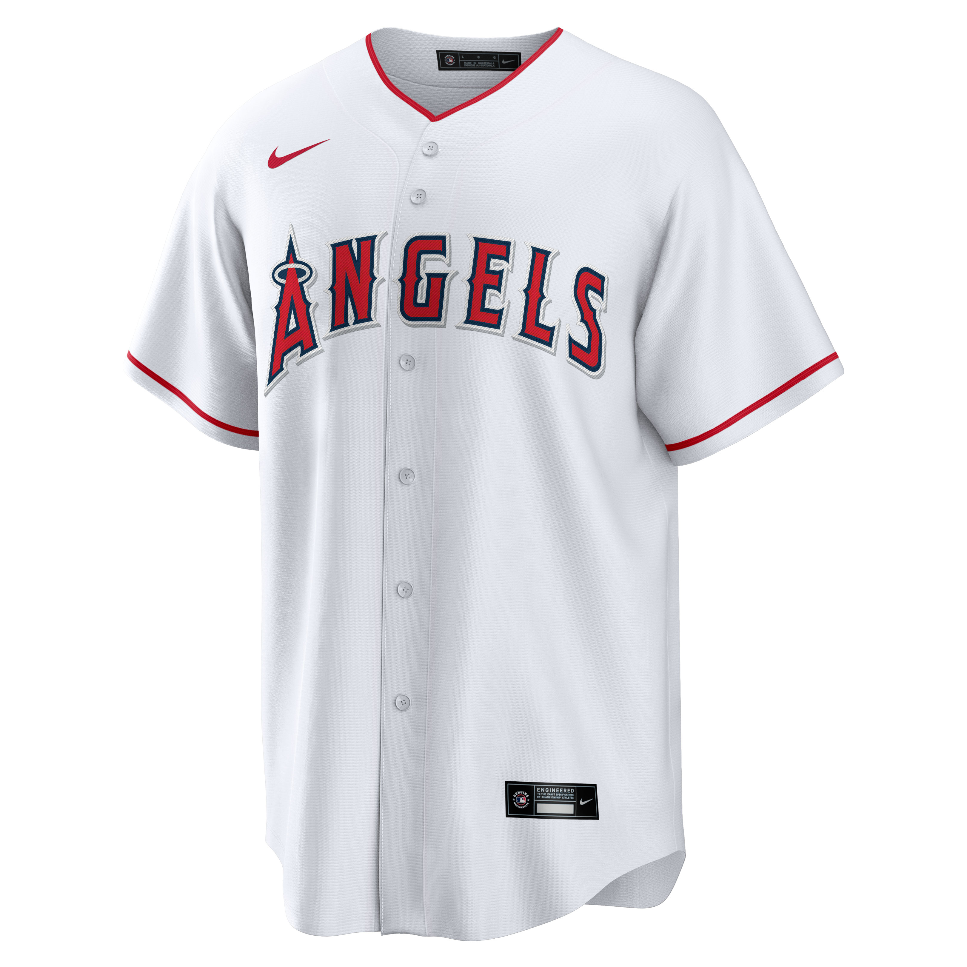 Jaime Barria Los Angeles Angels Nike Home Replica Player Jersey - White