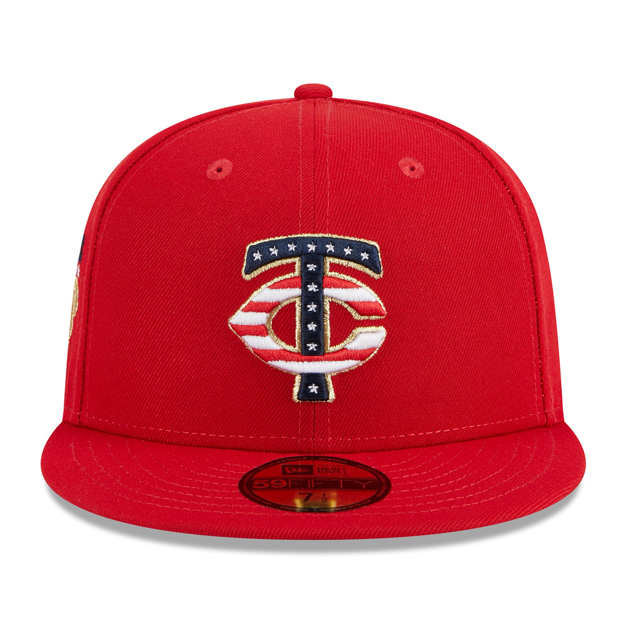 Minnesota Twins New Era 2023 Fourth of July 59FIFTY Fitted Hat - Red