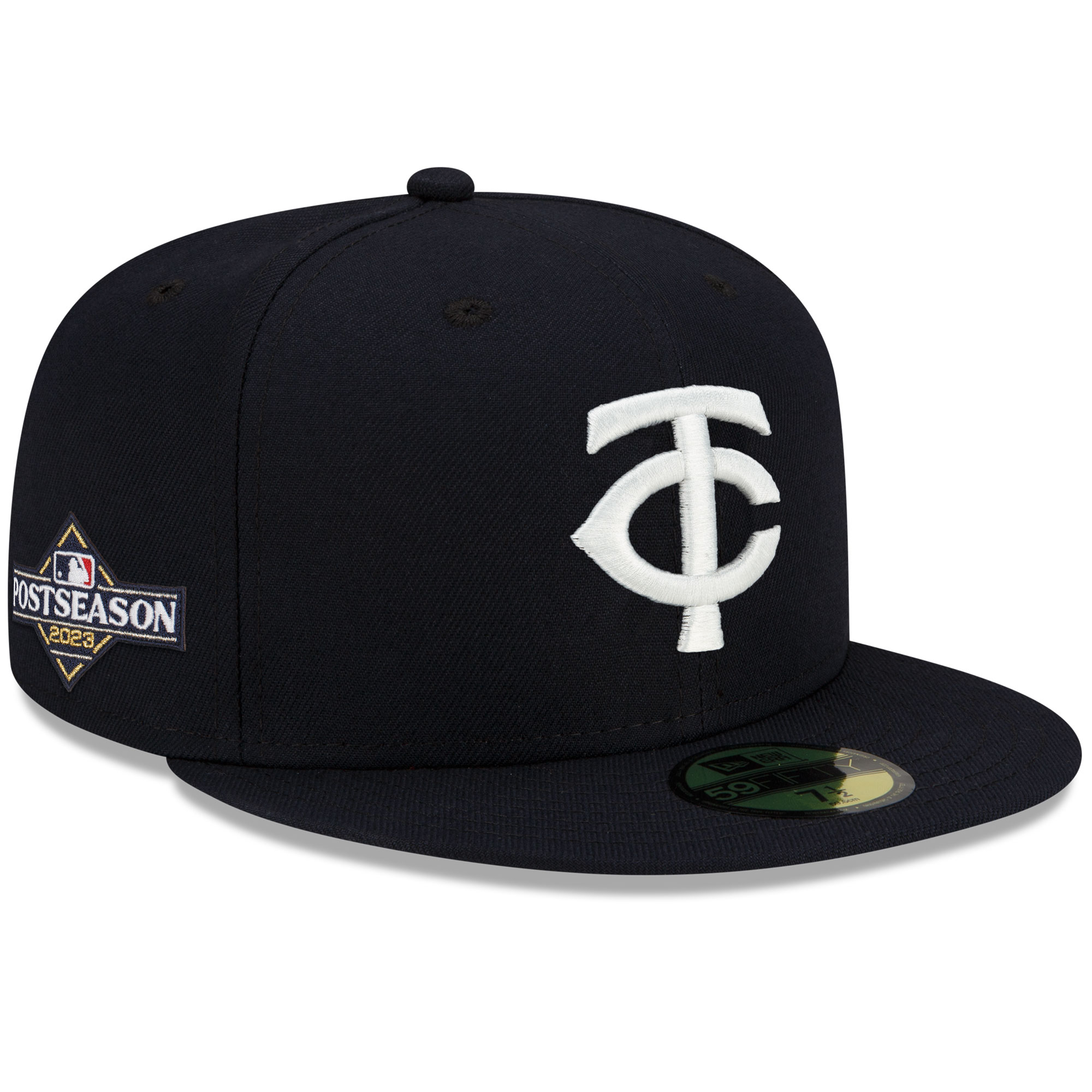 Minnesota Twins New Era 2023 Postseason Side Patch 59FIFTY Fitted Hat???Navy